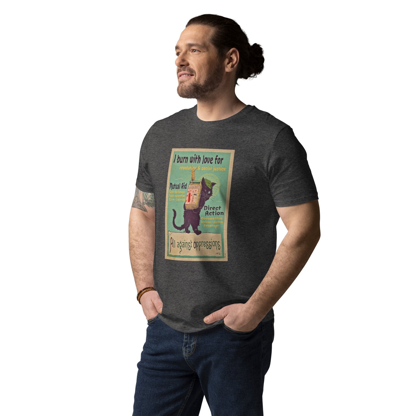 I Burn With Love - Unisex organic cotton t-shirt - Propaganda Department