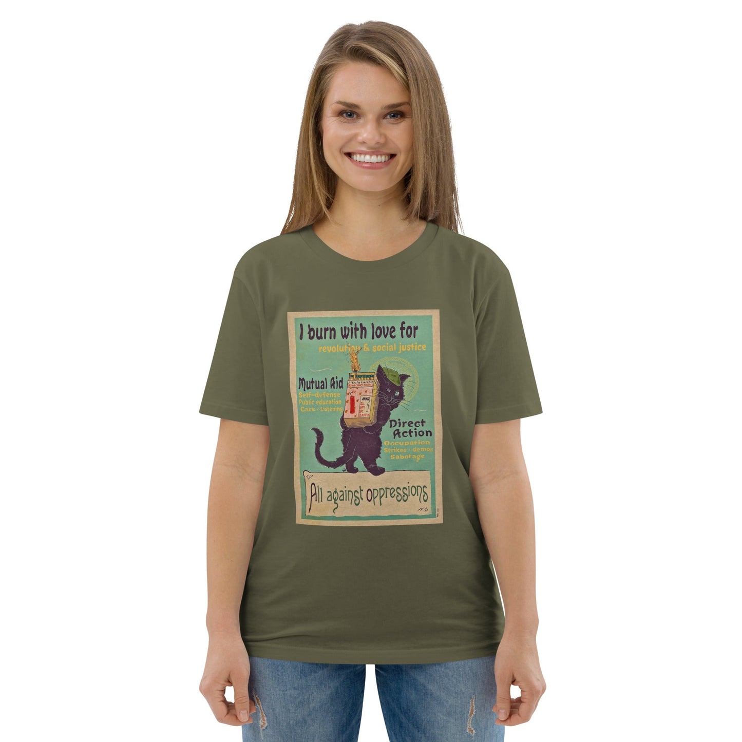 I Burn With Love - Unisex organic cotton t-shirt - Propaganda Department