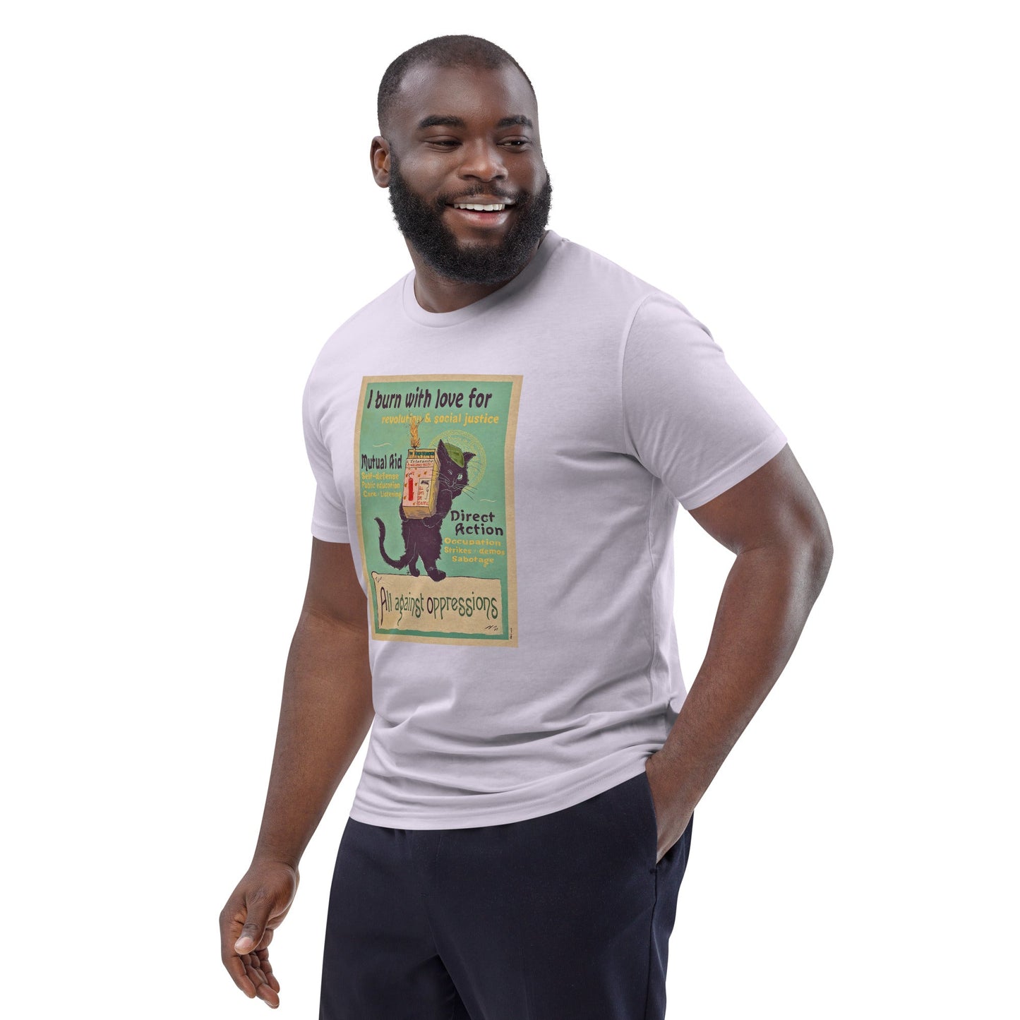 I Burn With Love - Unisex organic cotton t-shirt - Propaganda Department