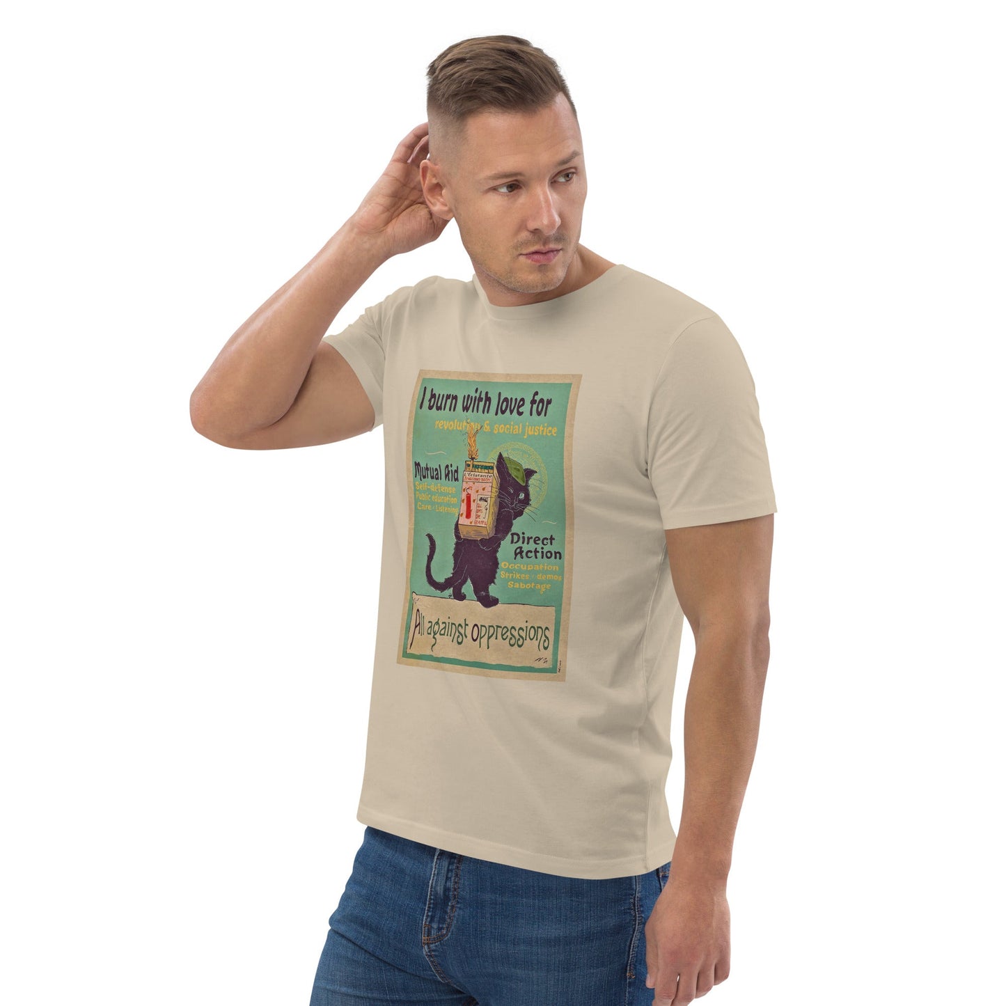 I Burn With Love - Unisex organic cotton t-shirt - Propaganda Department