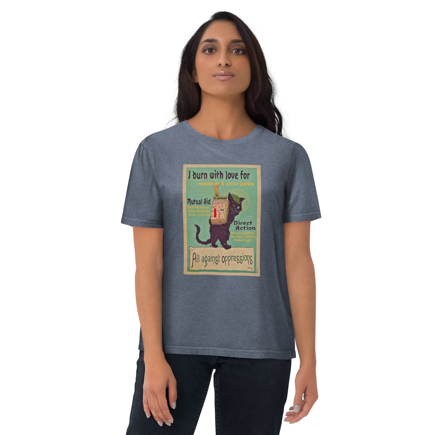 I Burn With Love - Unisex organic cotton t-shirt - Propaganda Department
