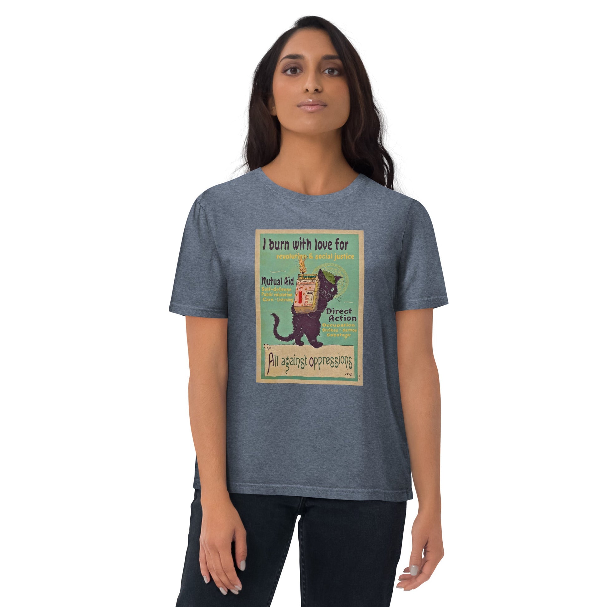 I Burn With Love - Unisex organic cotton t-shirt - Propaganda Department