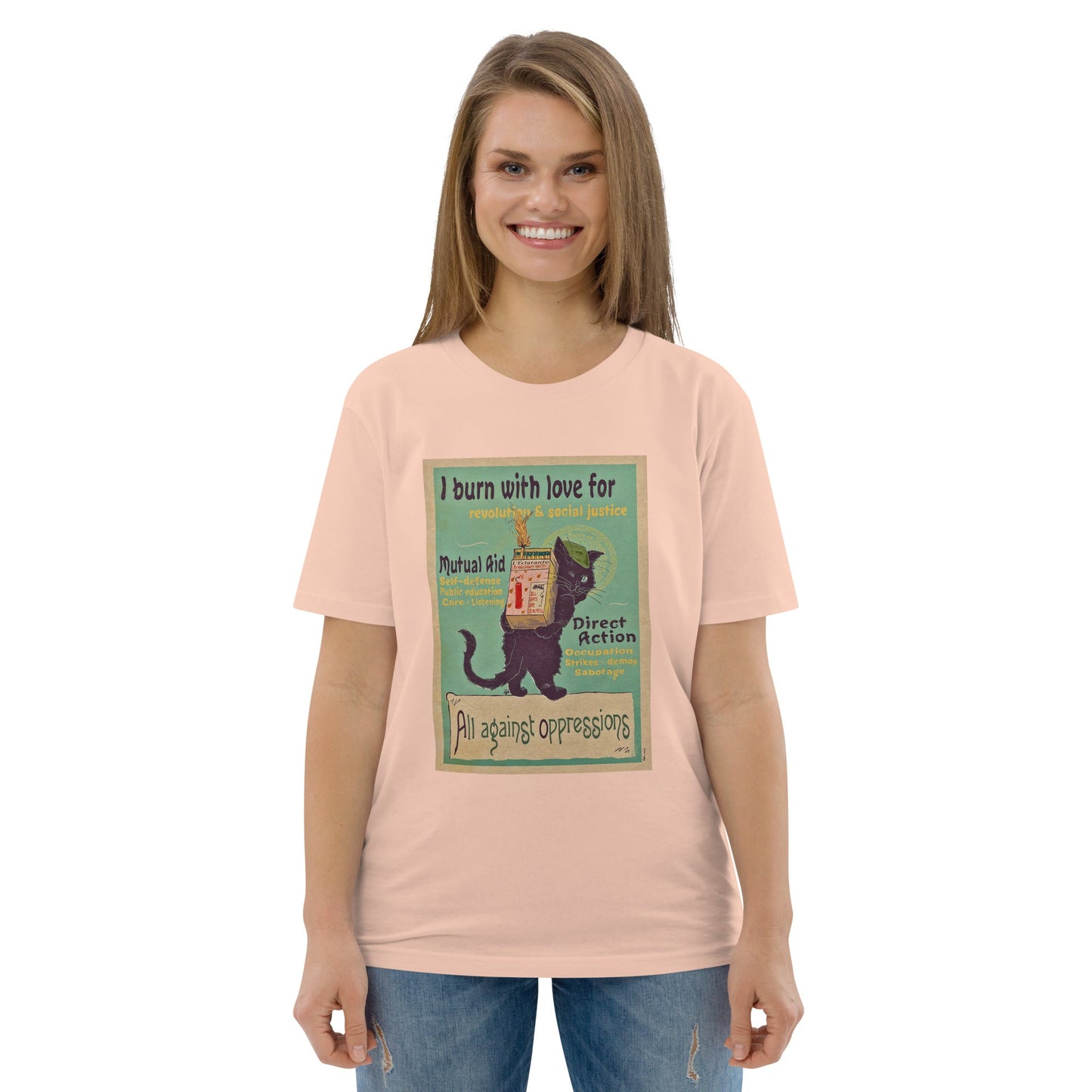 I Burn With Love - Unisex organic cotton t-shirt - Propaganda Department