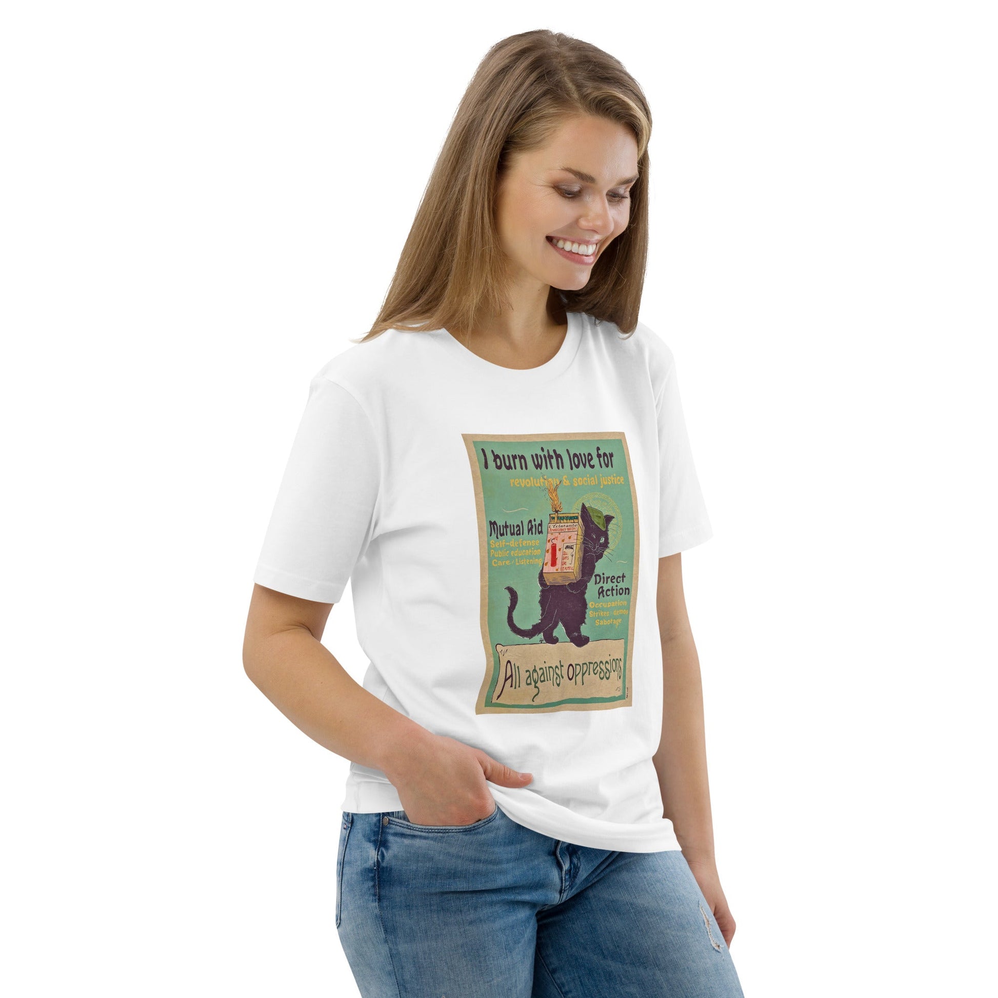 I Burn With Love - Unisex organic cotton t-shirt - Propaganda Department