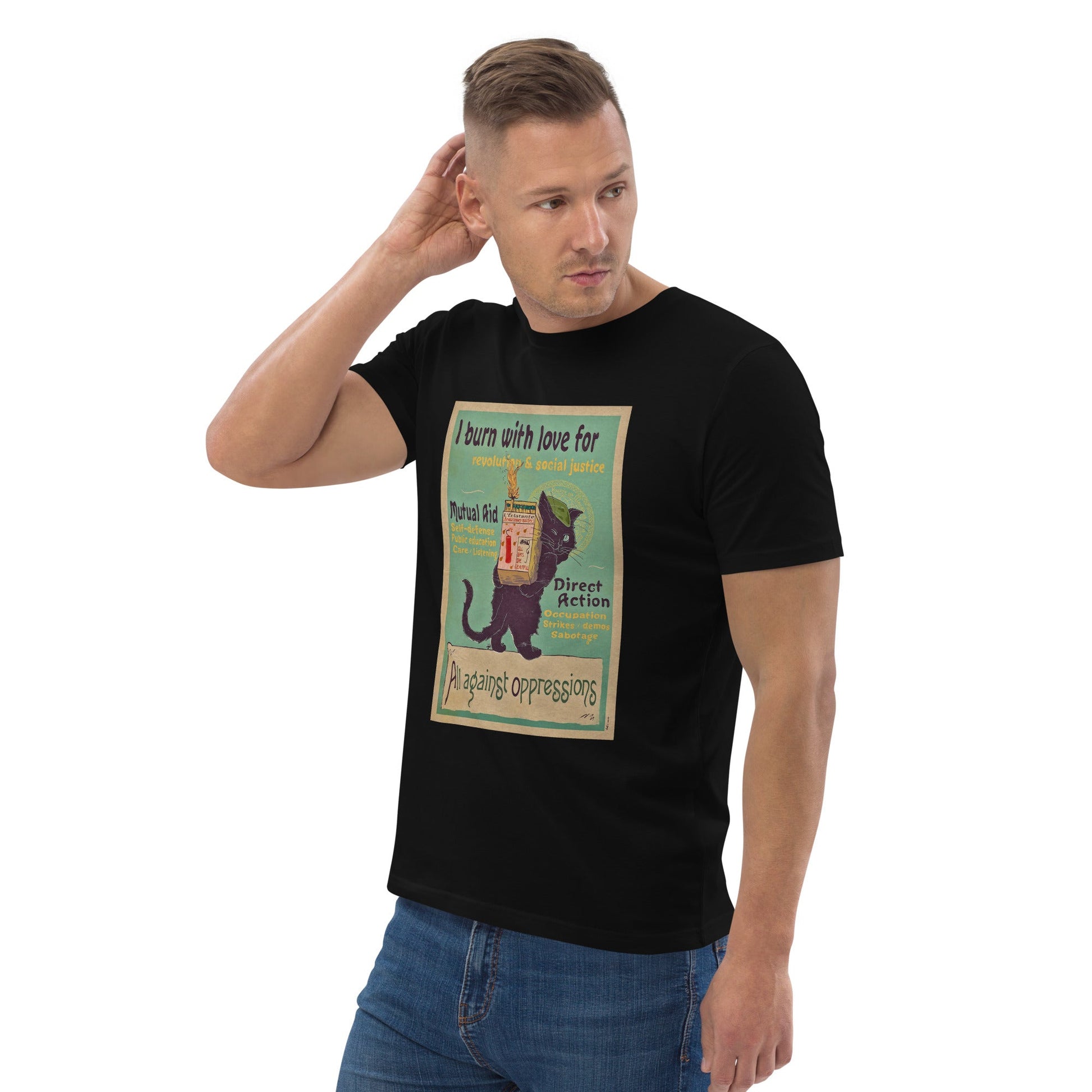 I Burn With Love - Unisex organic cotton t-shirt - Propaganda Department