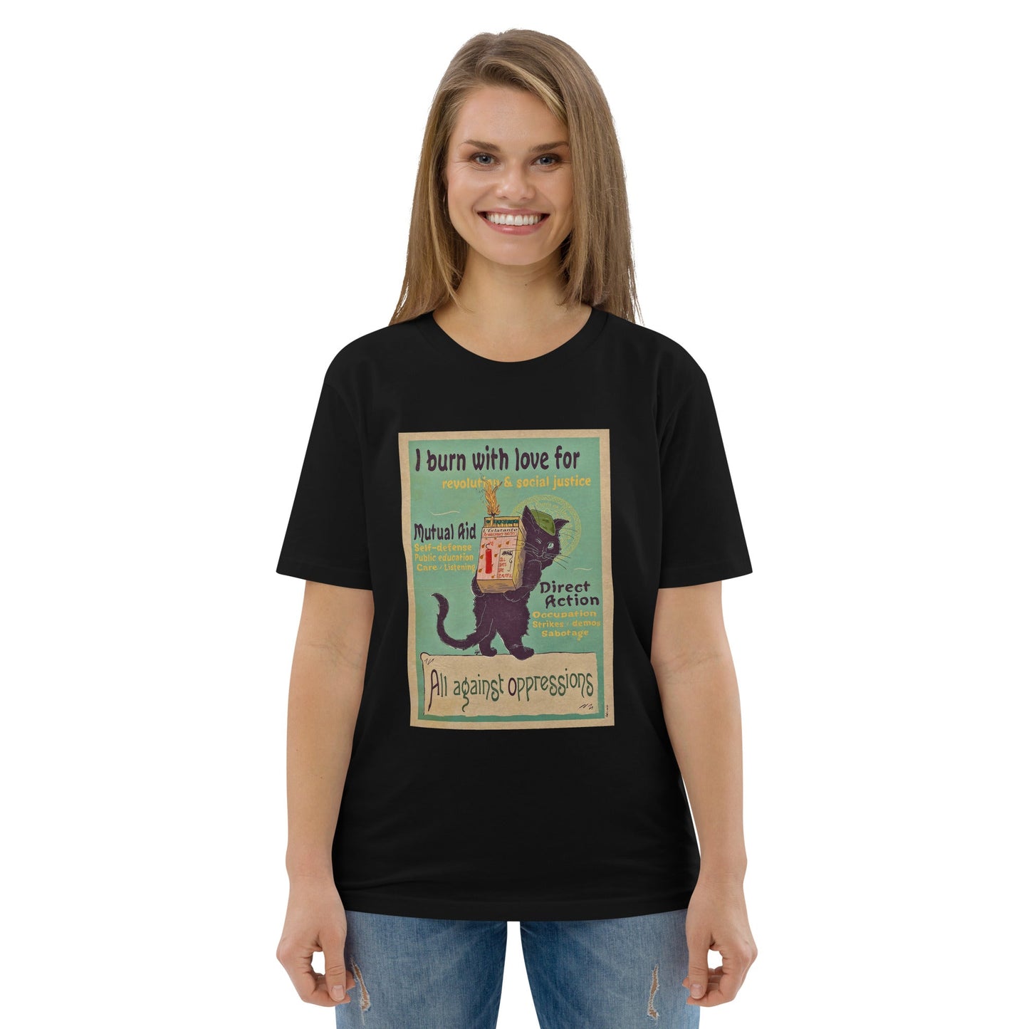 I Burn With Love - Unisex organic cotton t-shirt - Propaganda Department