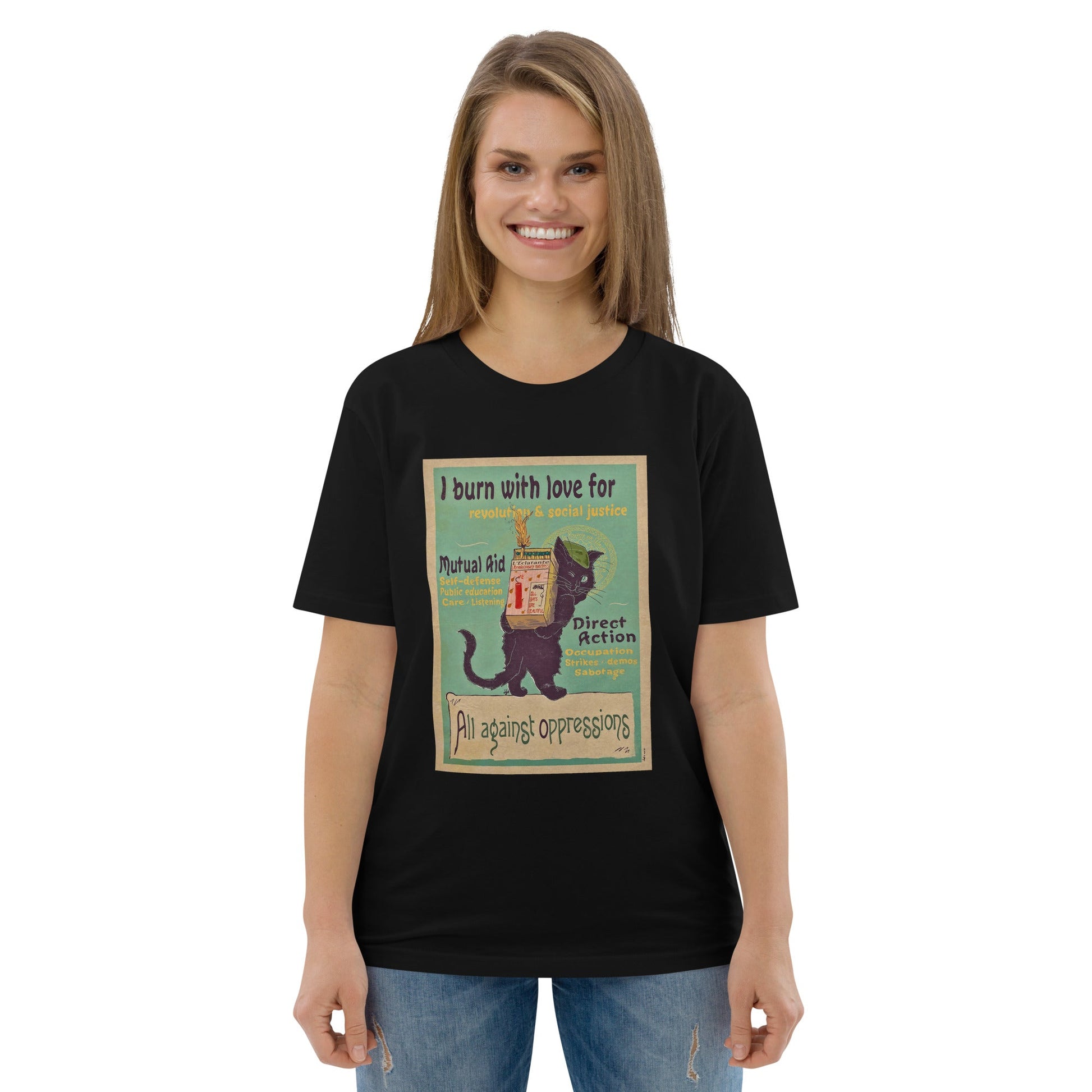 I Burn With Love - Unisex organic cotton t-shirt - Propaganda Department