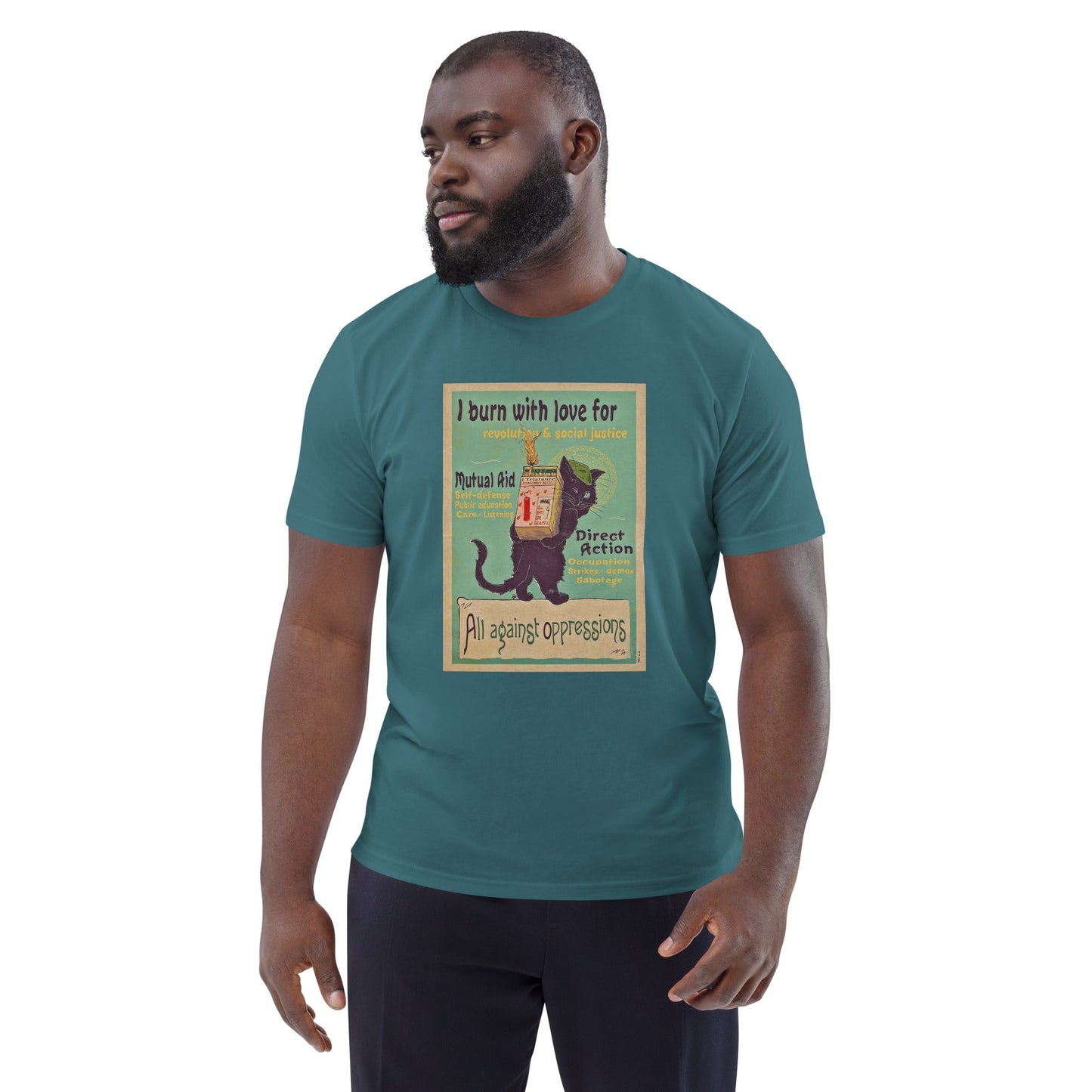 I Burn With Love - Unisex organic cotton t-shirt - Propaganda Department