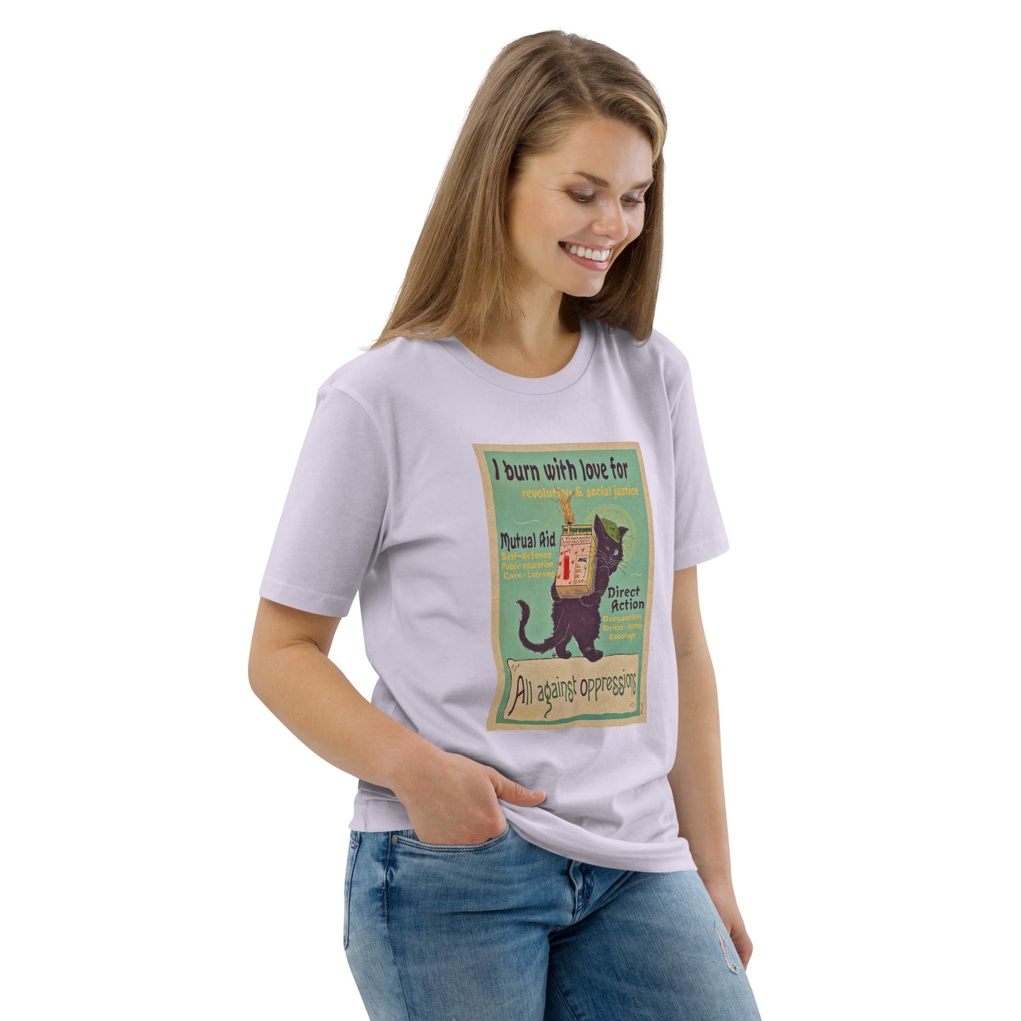 I Burn With Love - Unisex organic cotton t-shirt - Propaganda Department