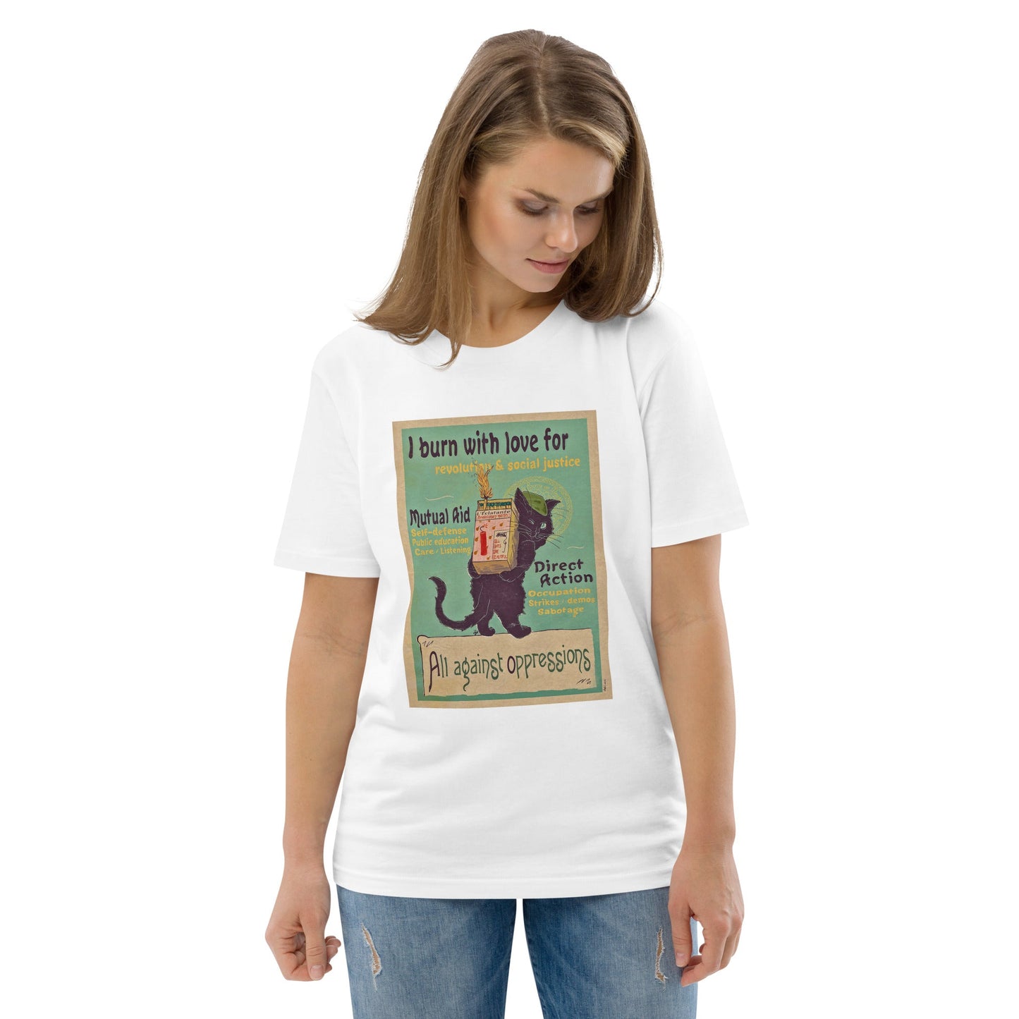 I Burn With Love - Unisex organic cotton t-shirt - Propaganda Department