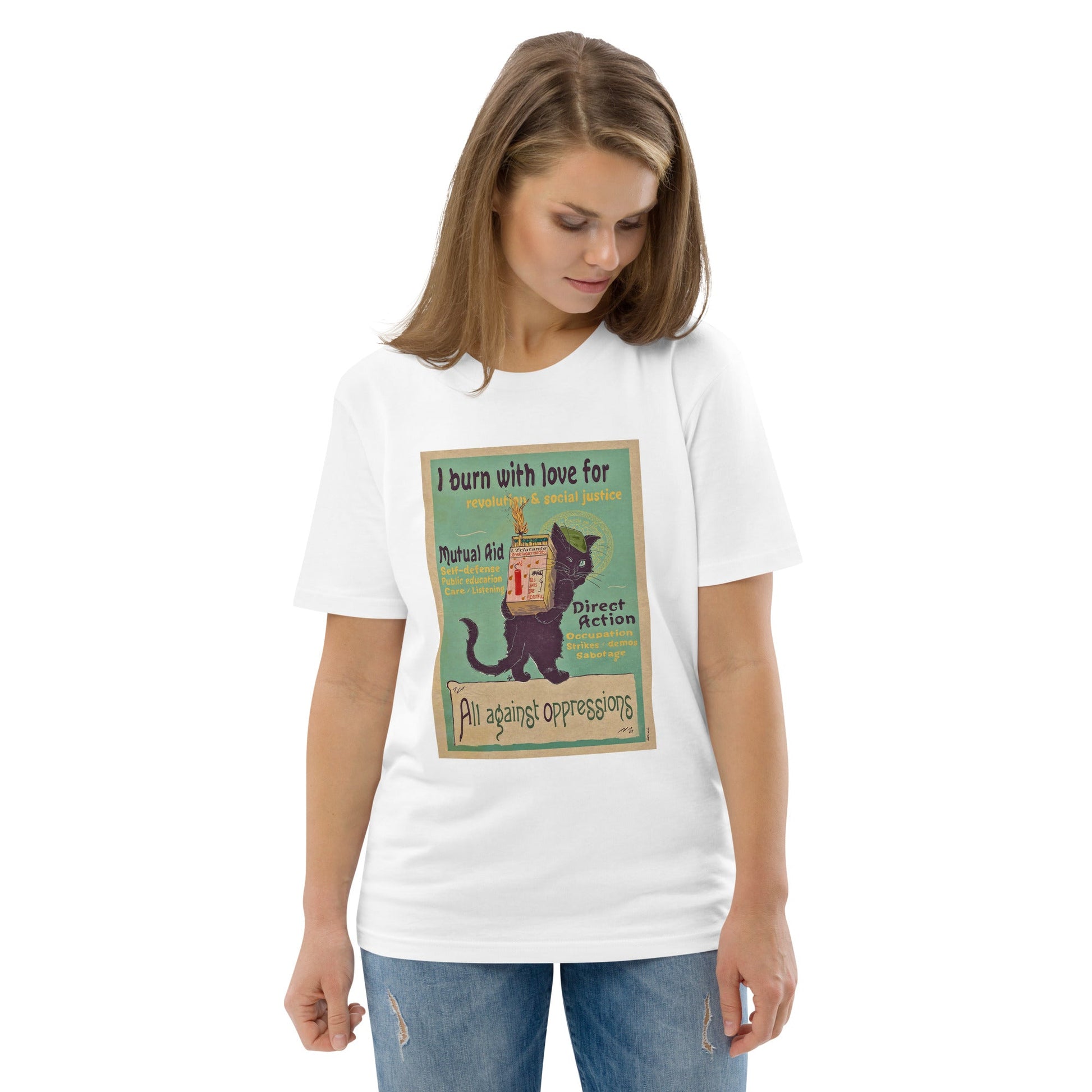 I Burn With Love - Unisex organic cotton t-shirt - Propaganda Department