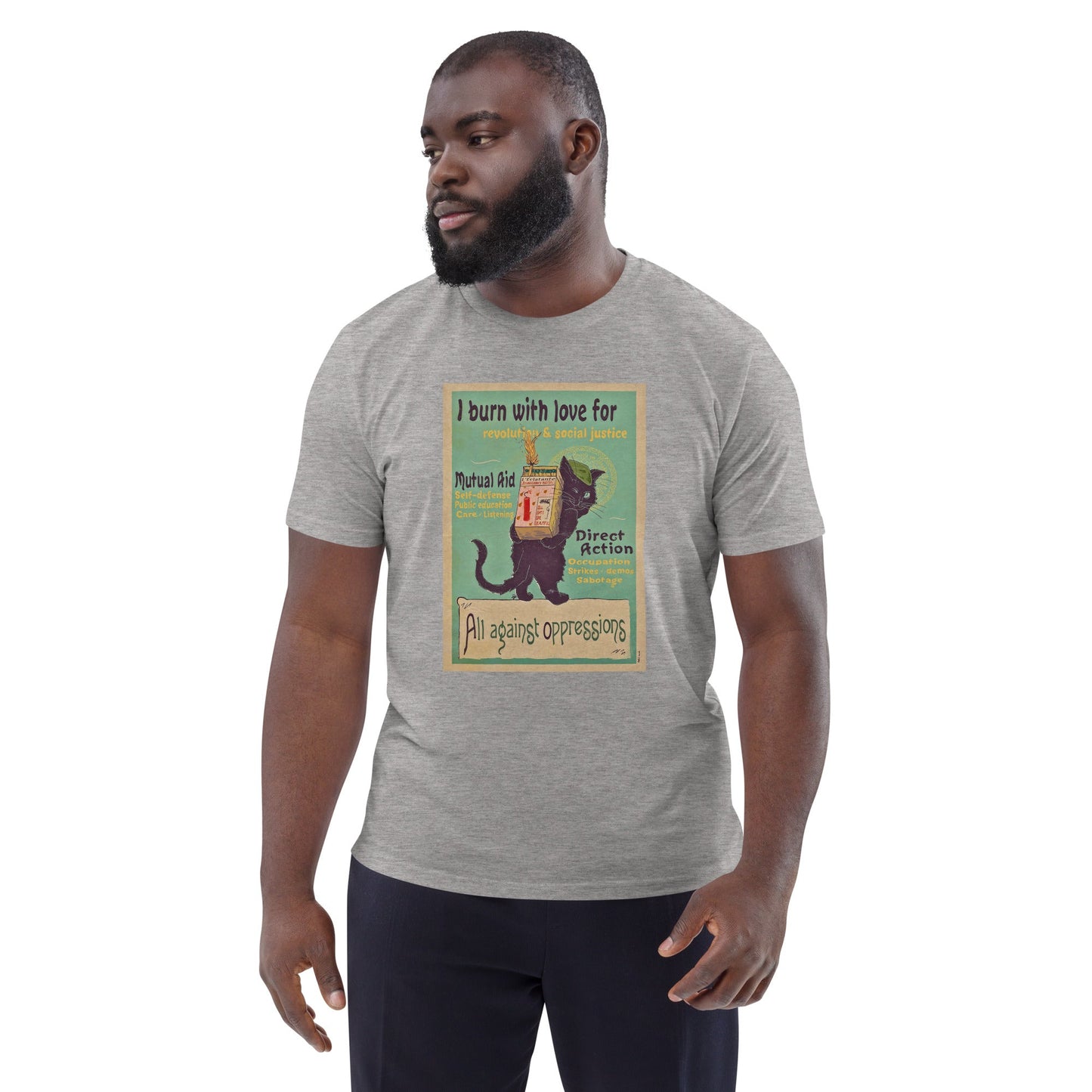 I Burn With Love - Unisex organic cotton t-shirt - Propaganda Department