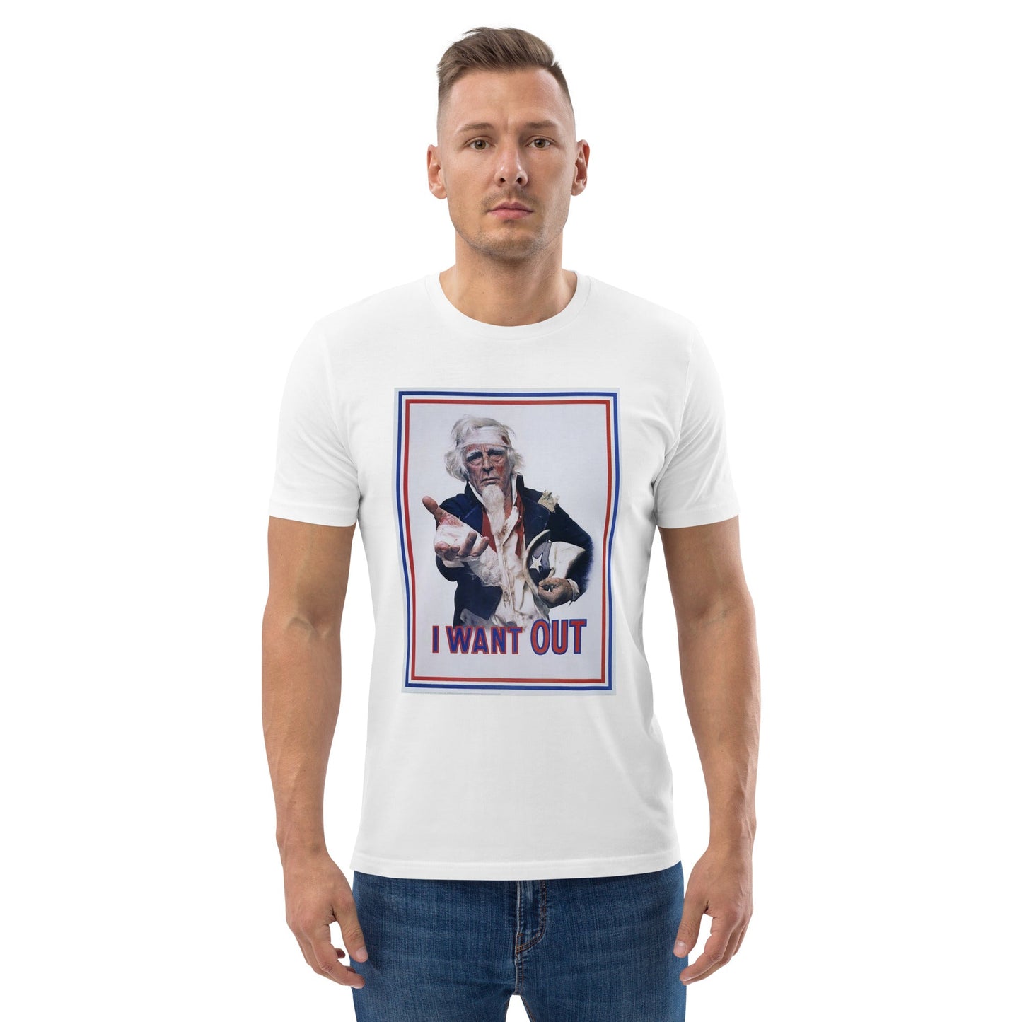 I Want Out - Unisex organic cotton t-shirt - Propaganda Department