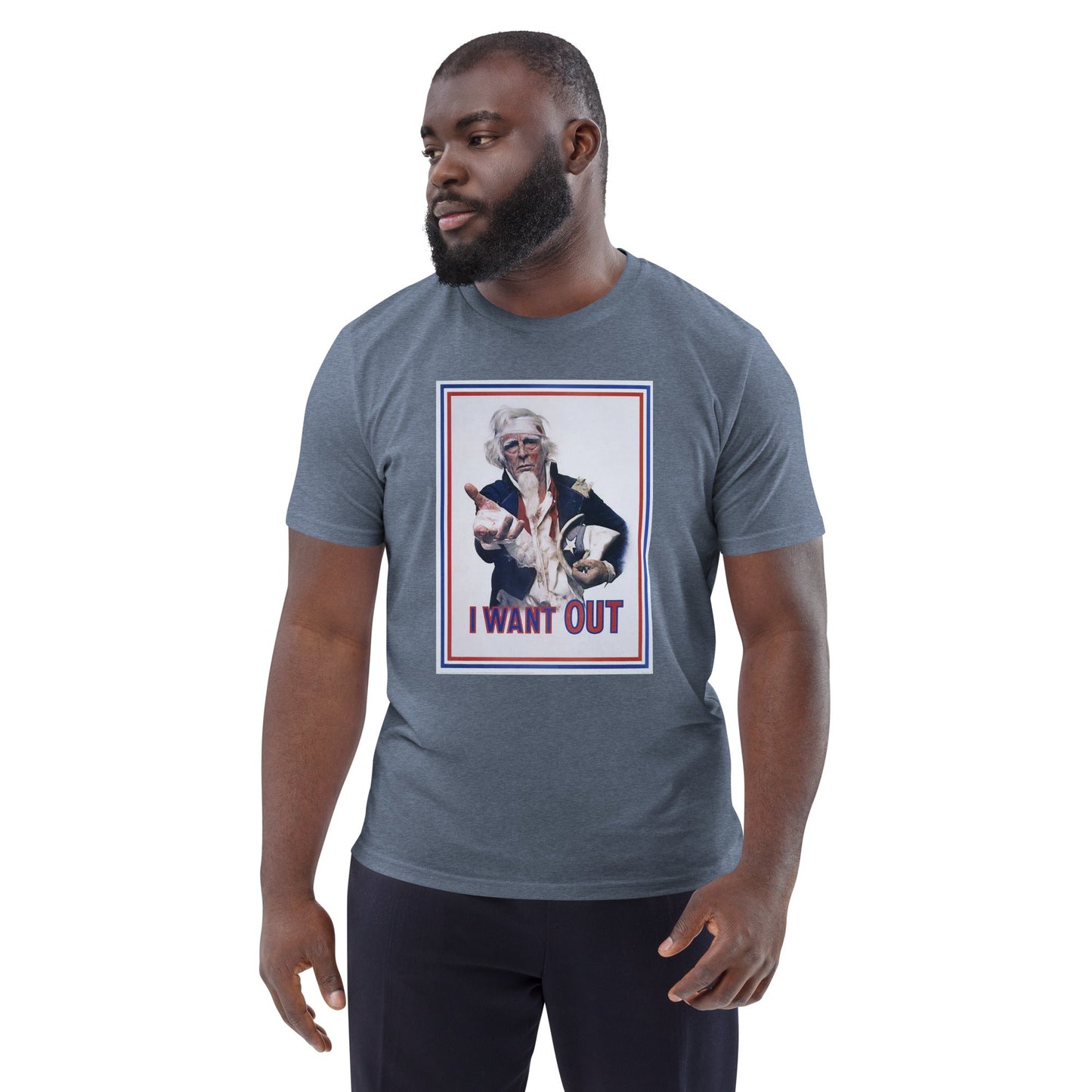 I Want Out - Unisex organic cotton t-shirt - Propaganda Department