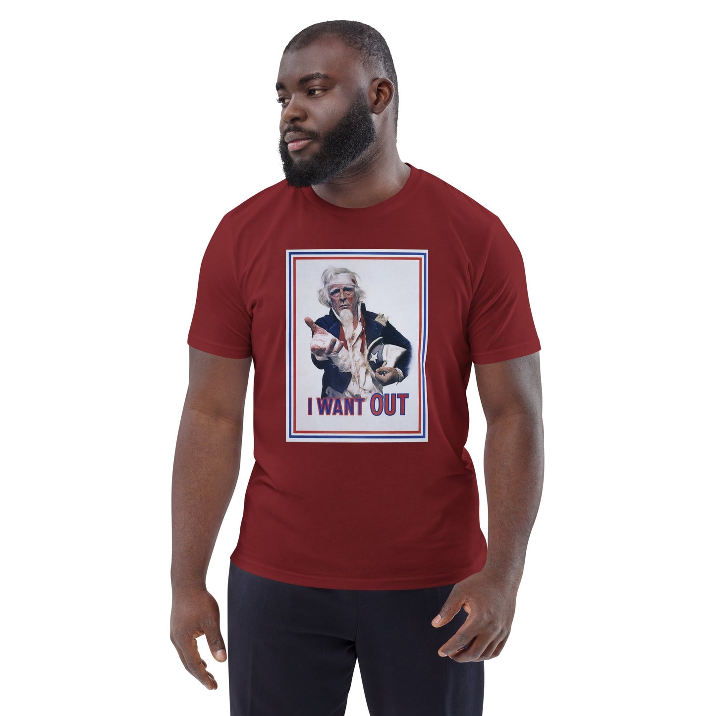 I Want Out - Unisex organic cotton t-shirt - Propaganda Department