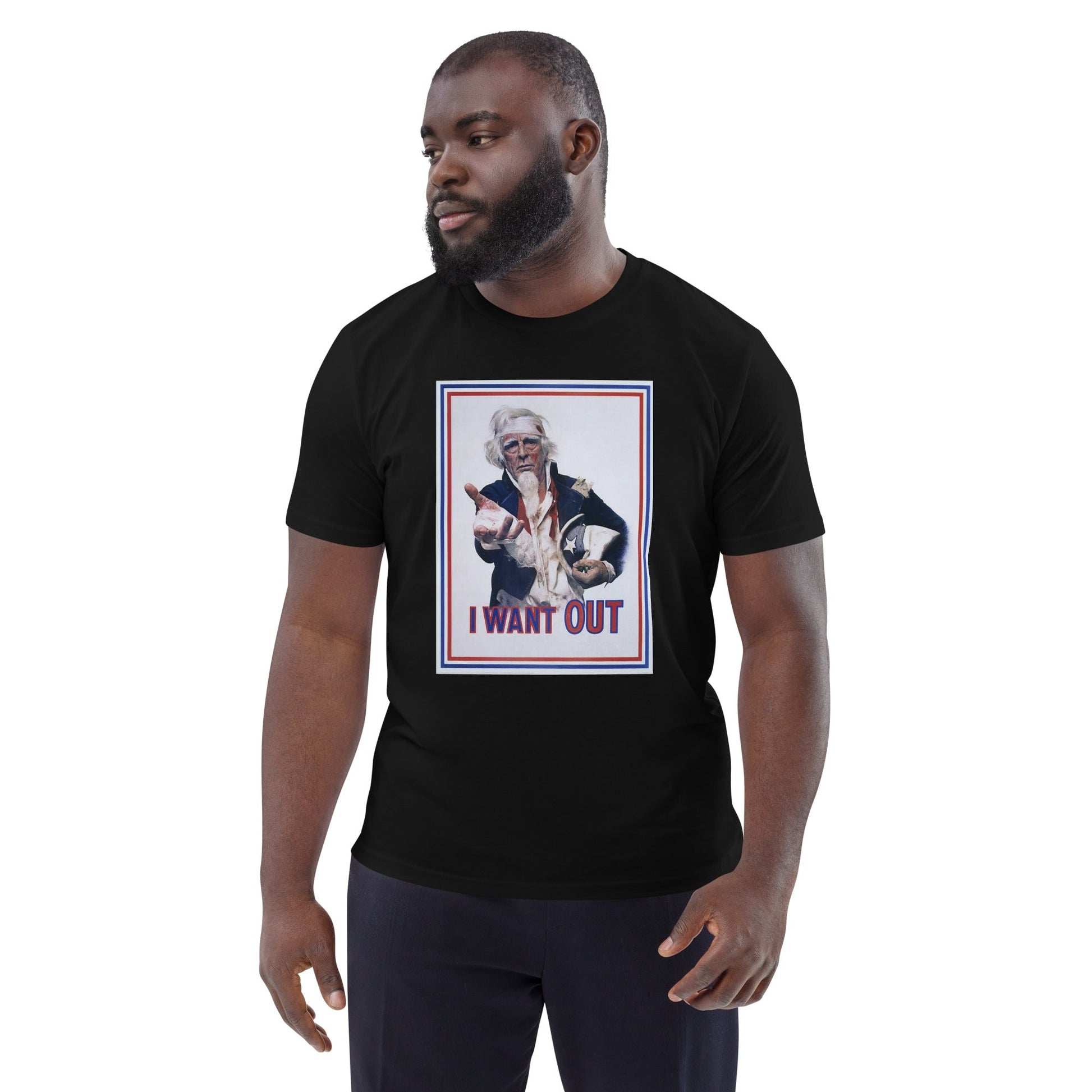 I Want Out - Unisex organic cotton t-shirt - Propaganda Department