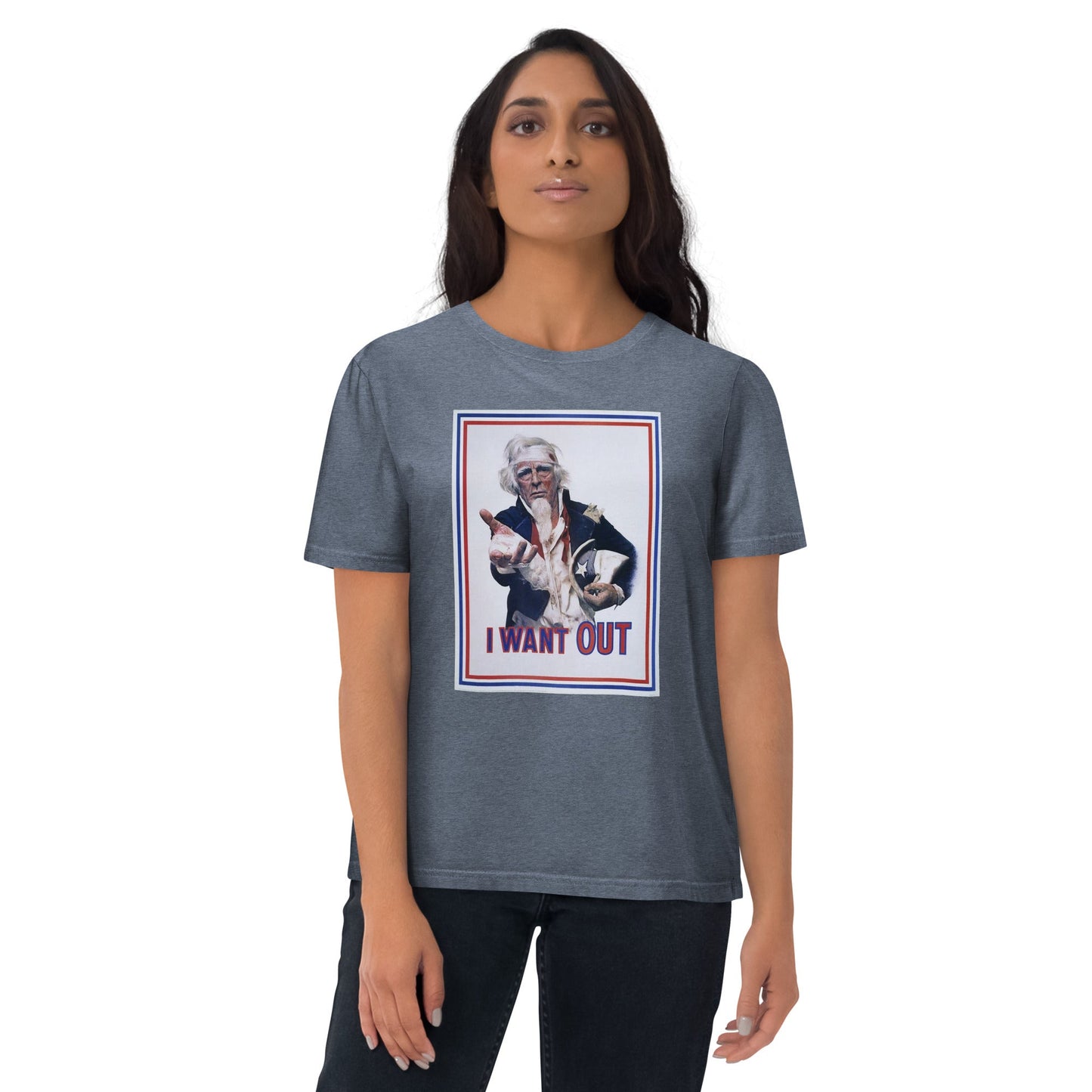 I Want Out - Unisex organic cotton t-shirt - Propaganda Department