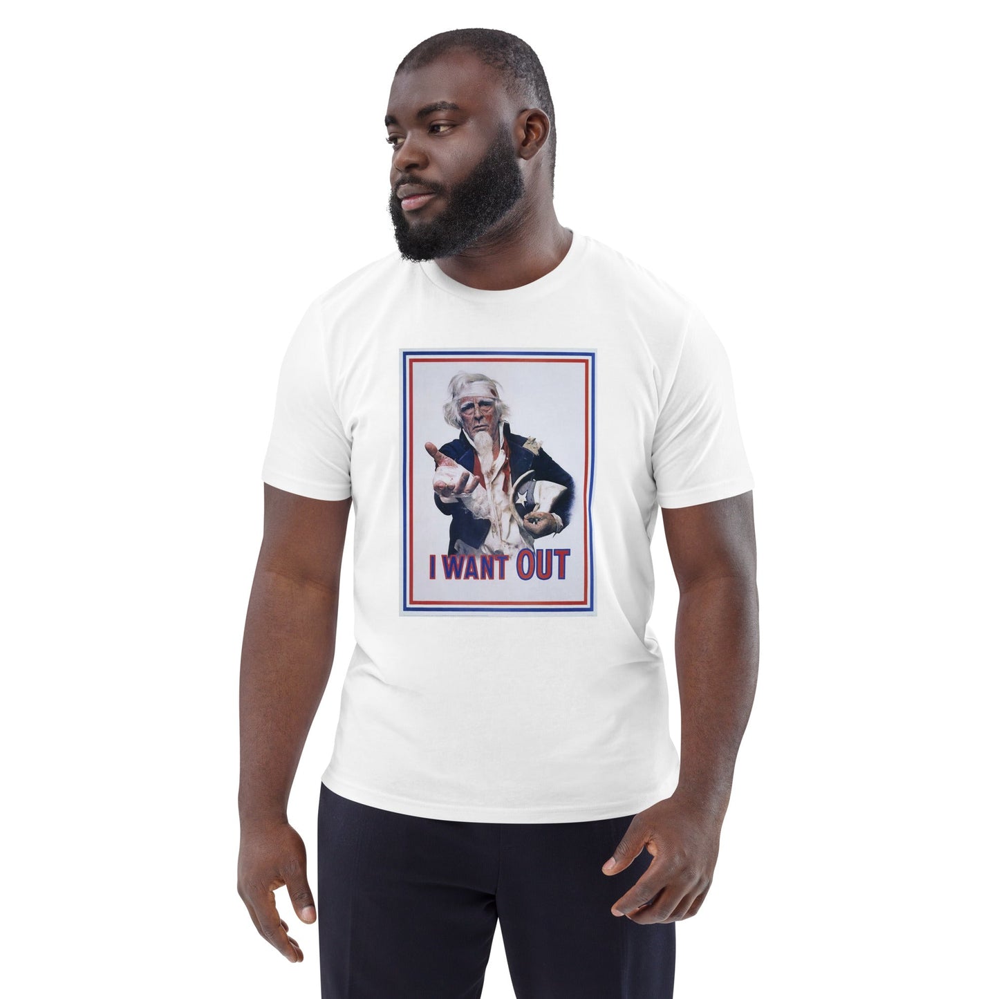 I Want Out - Unisex organic cotton t-shirt - Propaganda Department