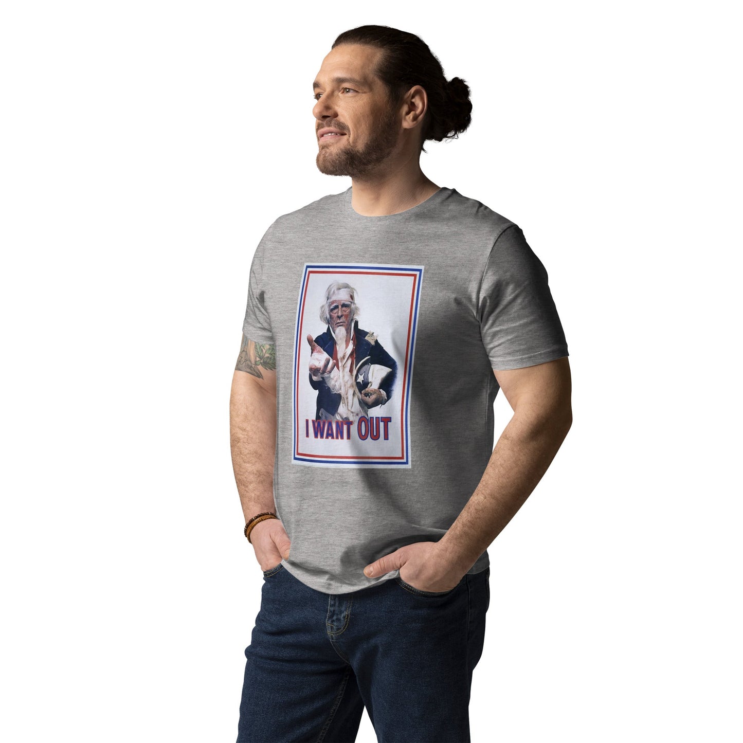 I Want Out - Unisex organic cotton t-shirt - Propaganda Department