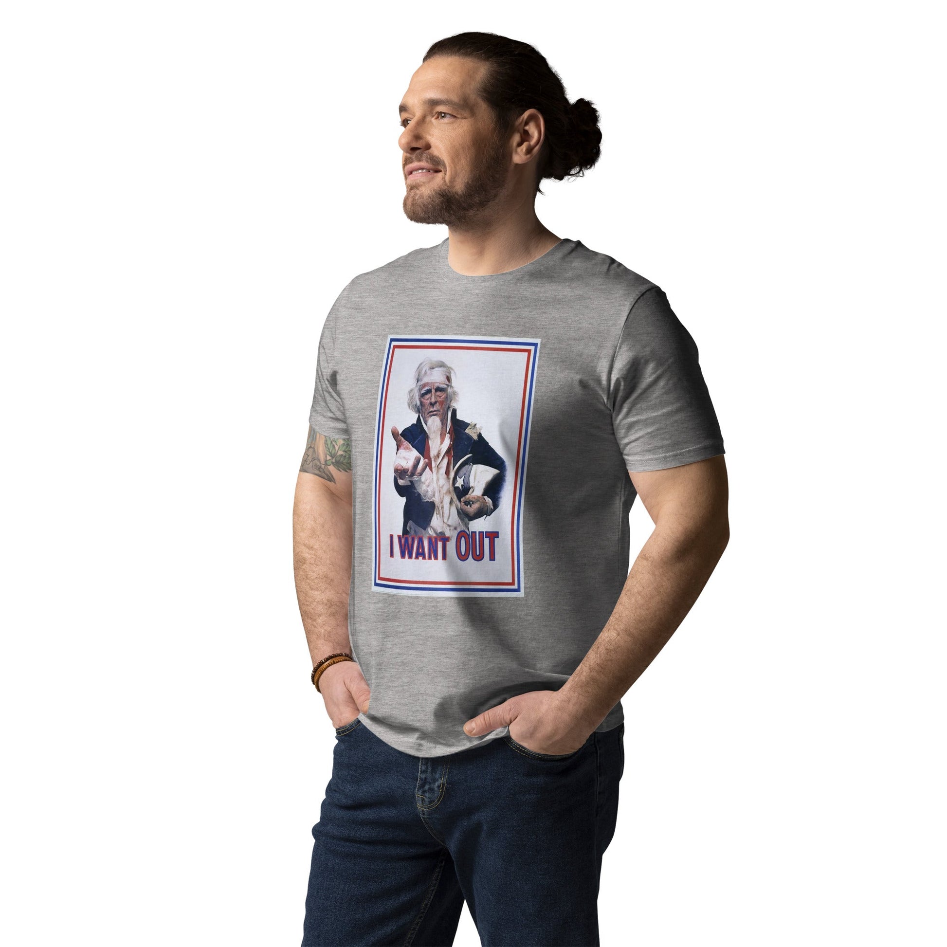 I Want Out - Unisex organic cotton t-shirt - Propaganda Department