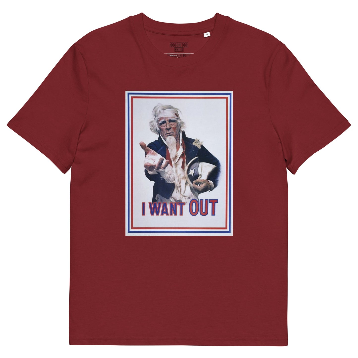 I Want Out - Unisex organic cotton t-shirt - Propaganda Department
