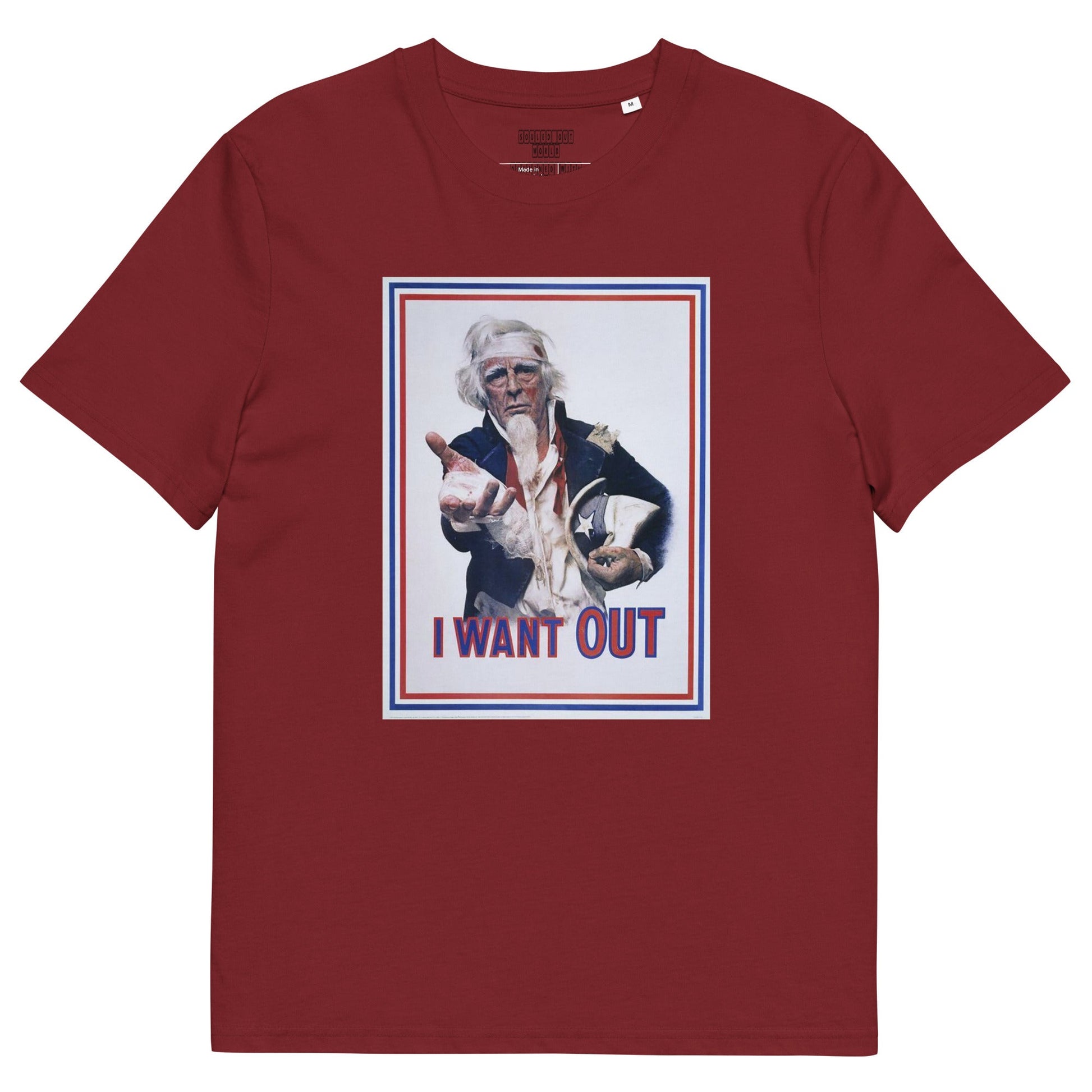 I Want Out - Unisex organic cotton t-shirt - Propaganda Department