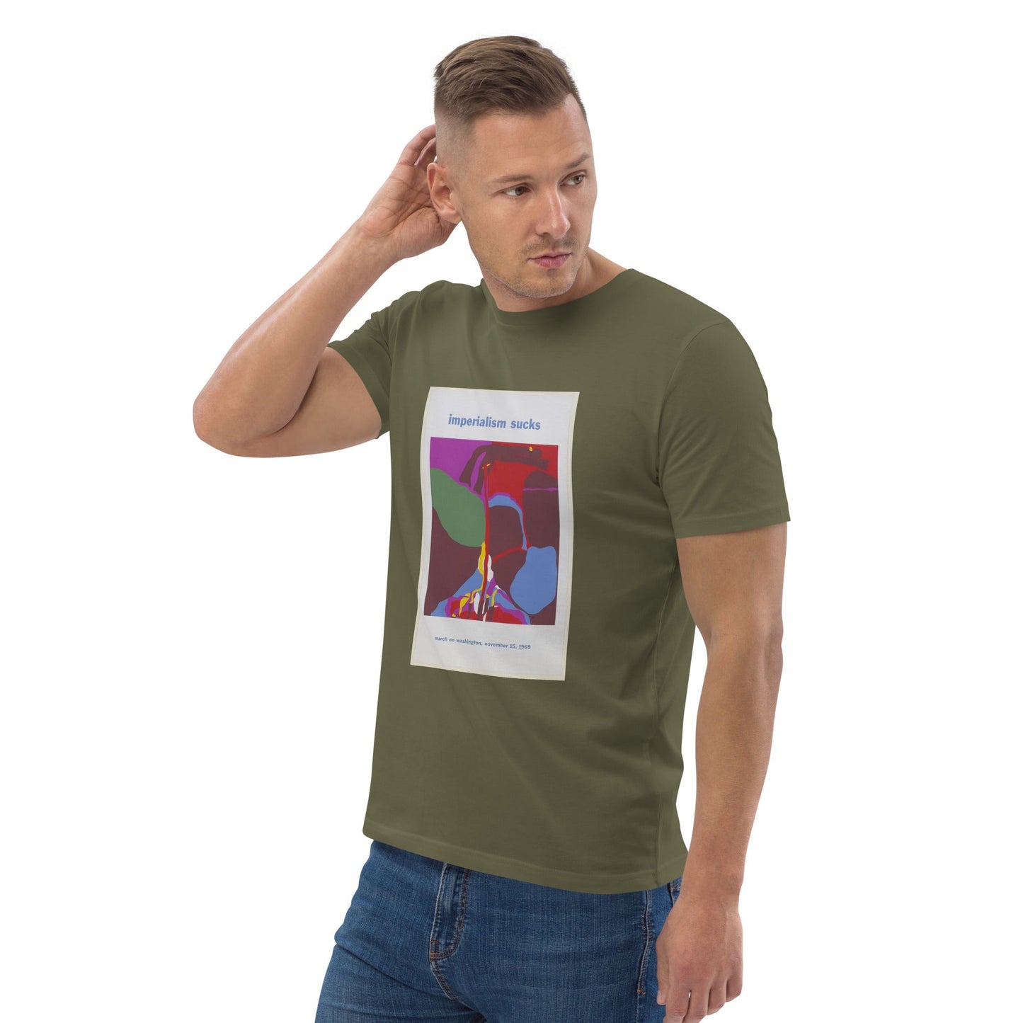 Imperialism Sucks - Unisex organic cotton t-shirt - Propaganda Department