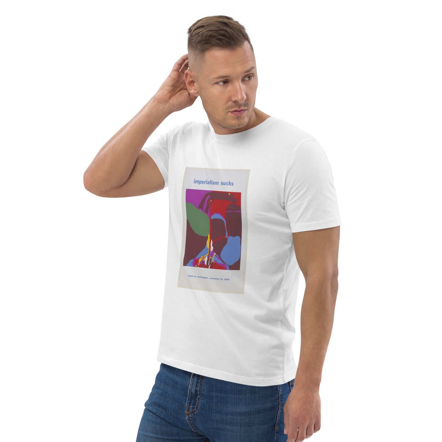 Imperialism Sucks - Unisex organic cotton t-shirt - Propaganda Department
