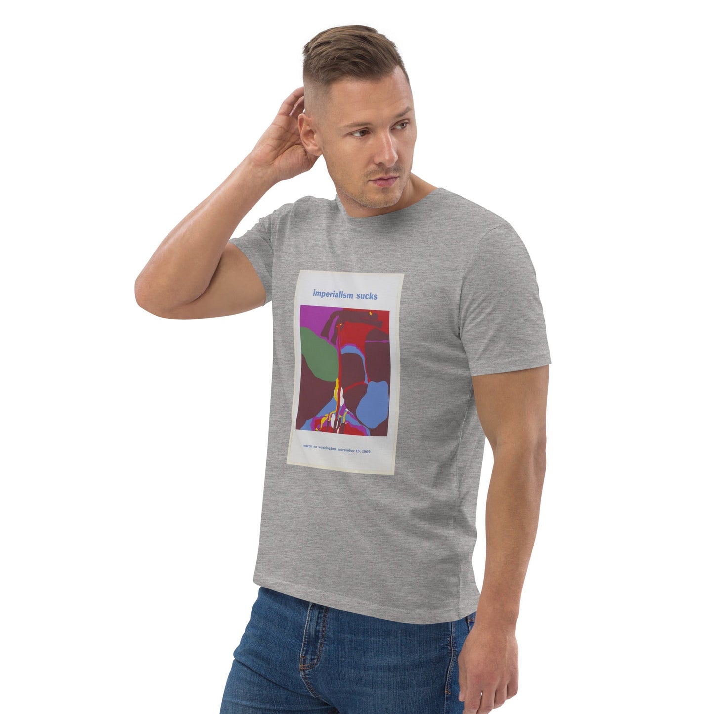 Imperialism Sucks - Unisex organic cotton t-shirt - Propaganda Department