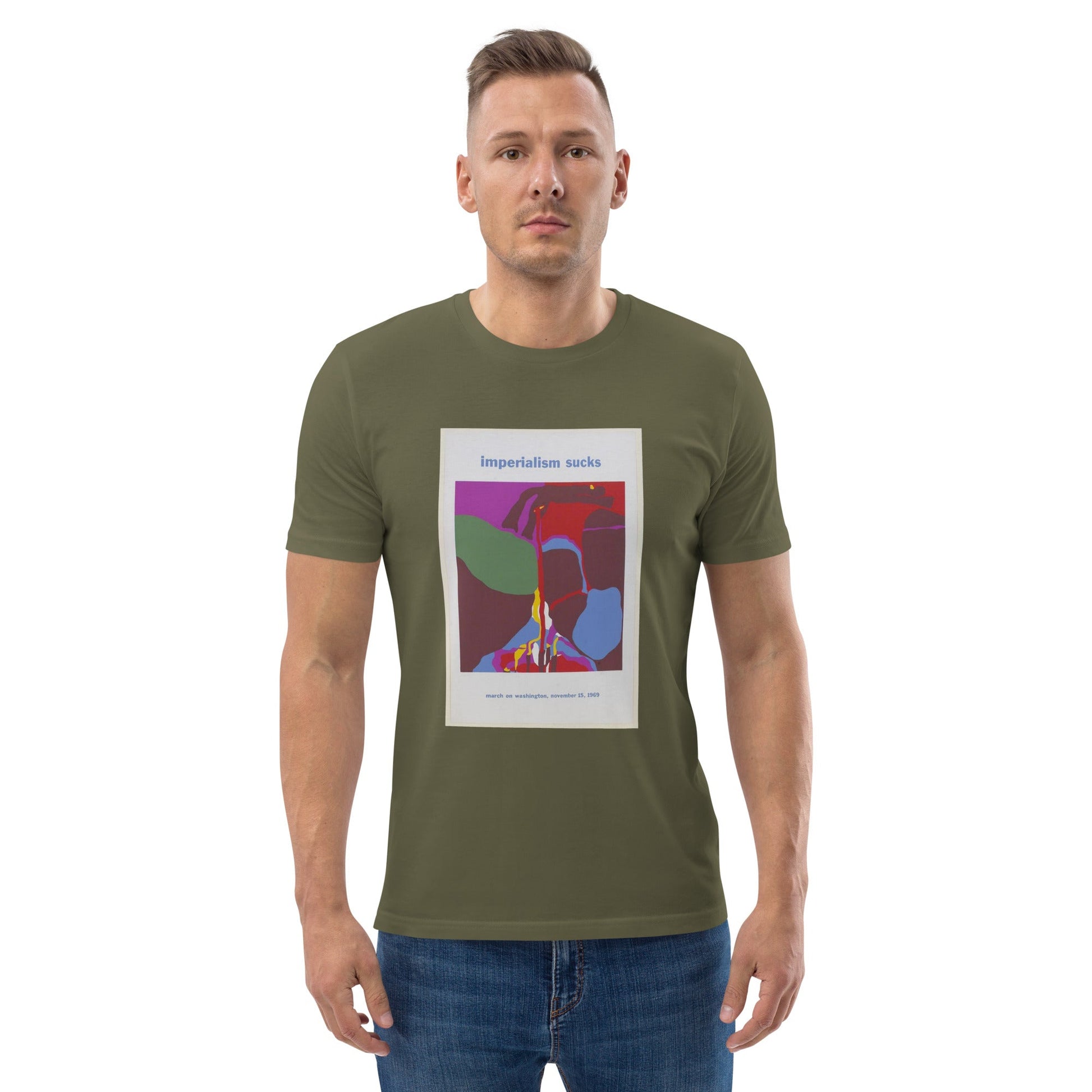 Imperialism Sucks - Unisex organic cotton t-shirt - Propaganda Department