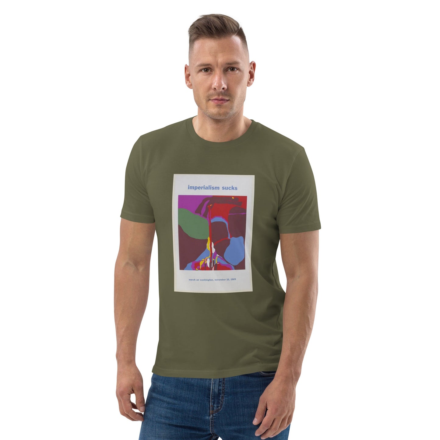 Imperialism Sucks - Unisex organic cotton t-shirt - Propaganda Department