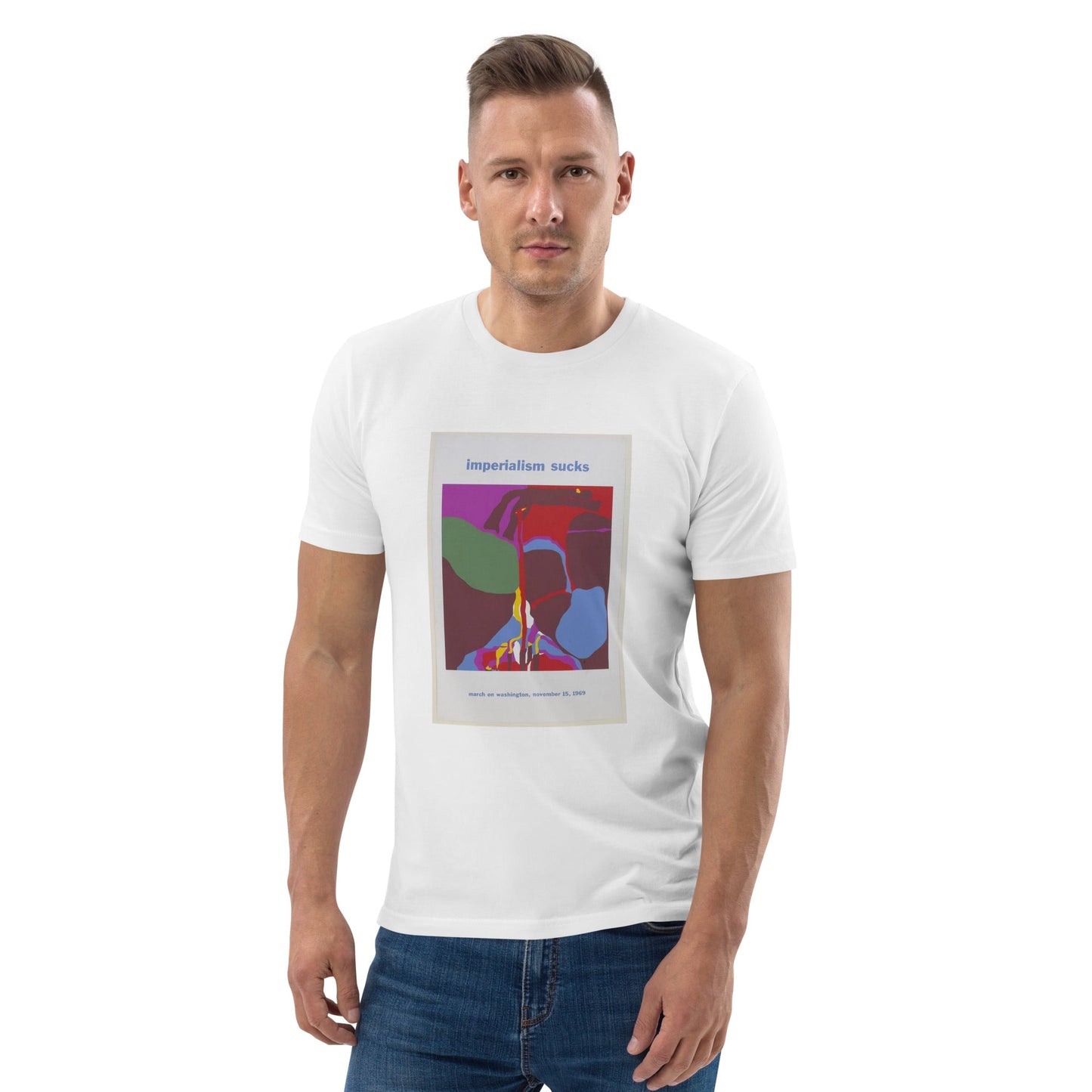 Imperialism Sucks - Unisex organic cotton t-shirt - Propaganda Department