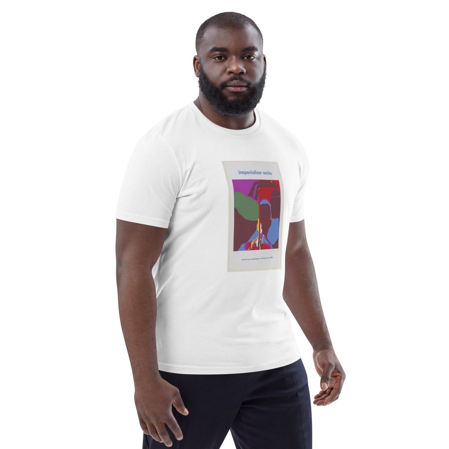 Imperialism Sucks - Unisex organic cotton t-shirt - Propaganda Department