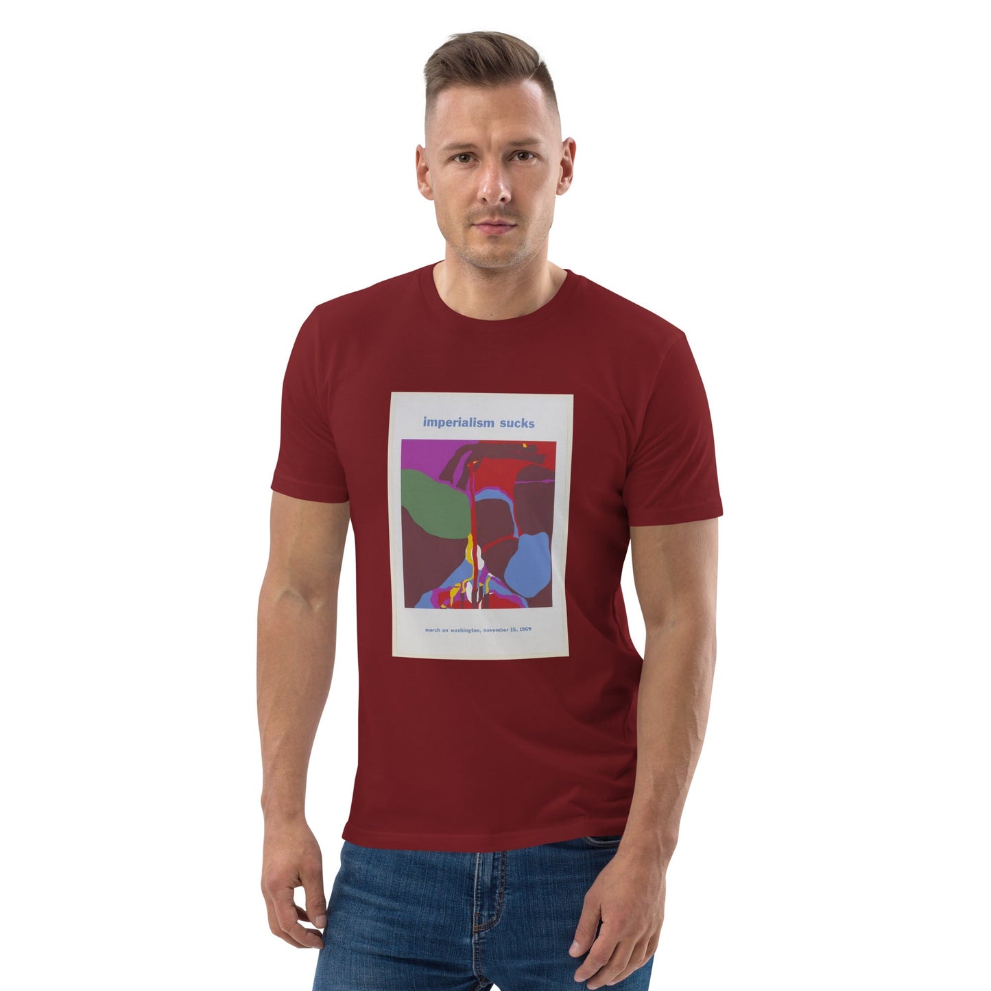 Imperialism Sucks - Unisex organic cotton t-shirt - Propaganda Department