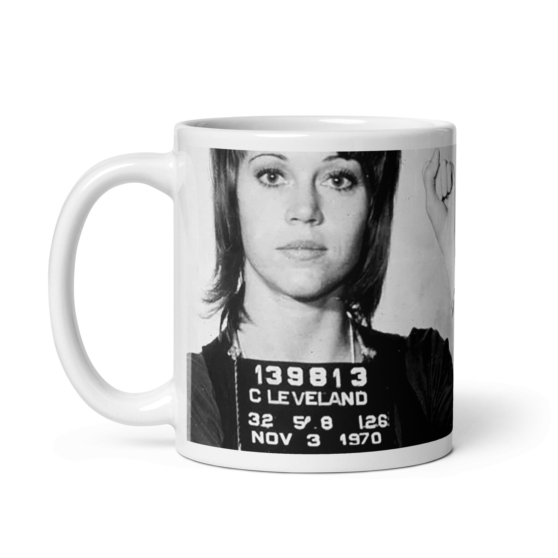 Jane Fonda - Mug Shot mug - Propaganda Department