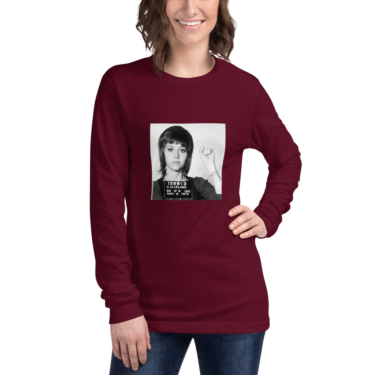 Jane Fonda - Unisex Long Sleeve Tee - Propaganda Department