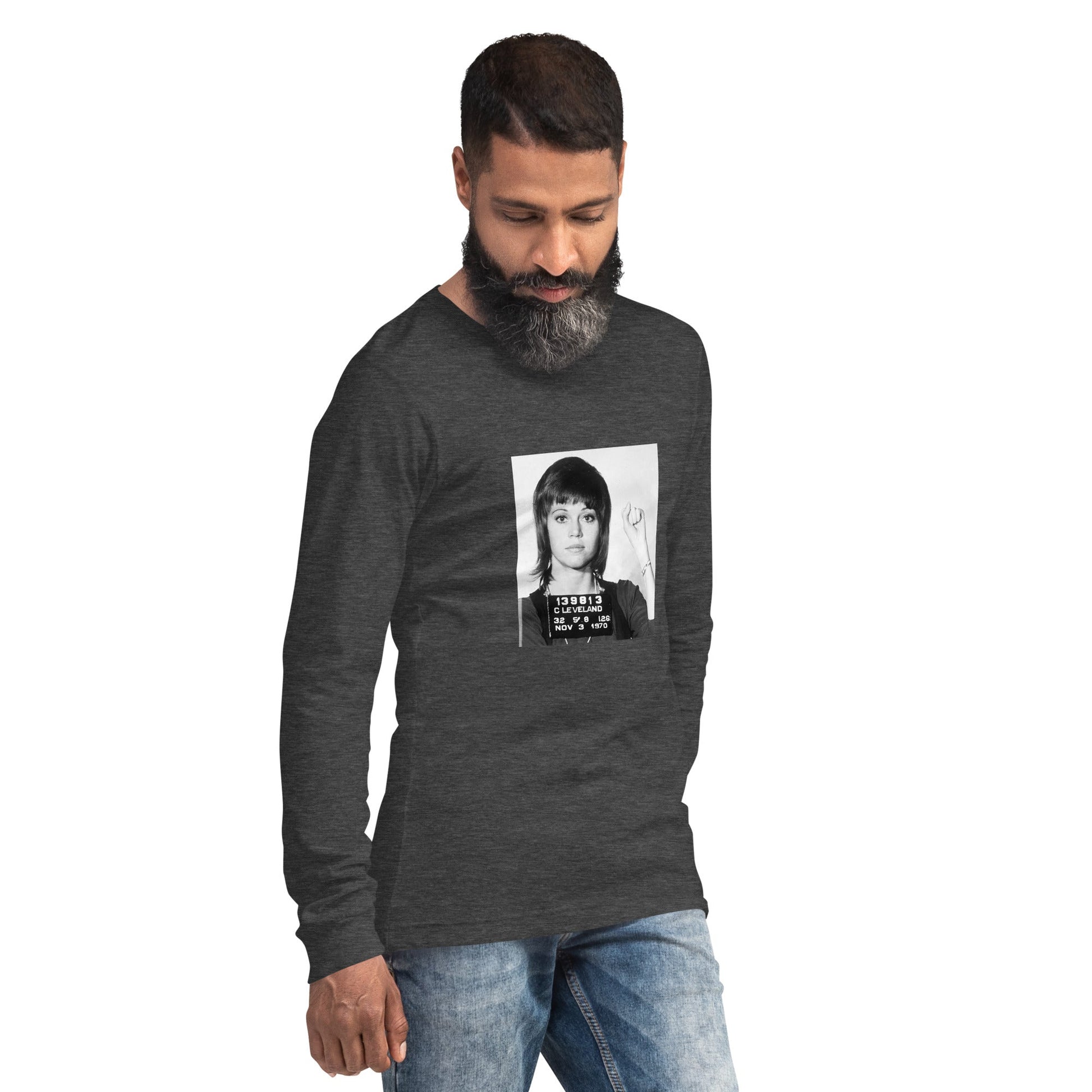 Jane Fonda - Unisex Long Sleeve Tee - Propaganda Department
