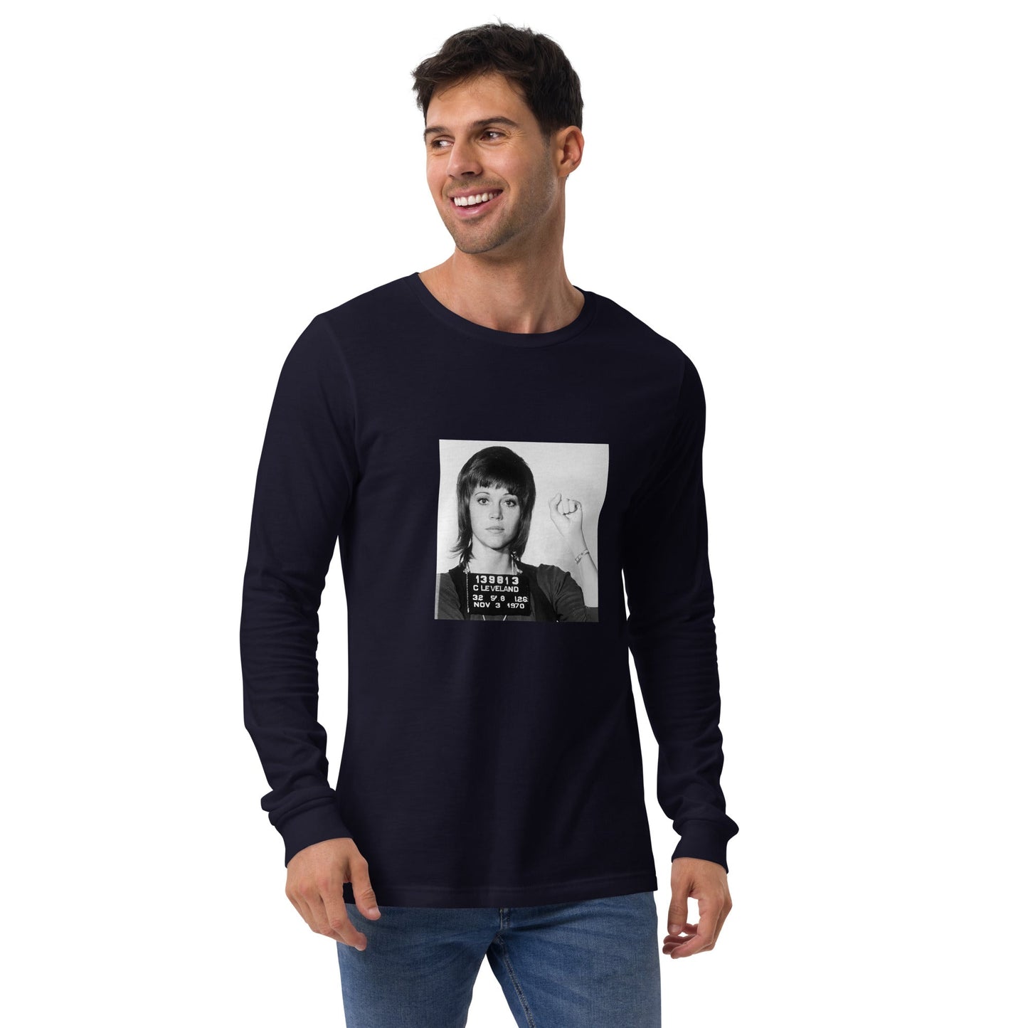 Jane Fonda - Unisex Long Sleeve Tee - Propaganda Department