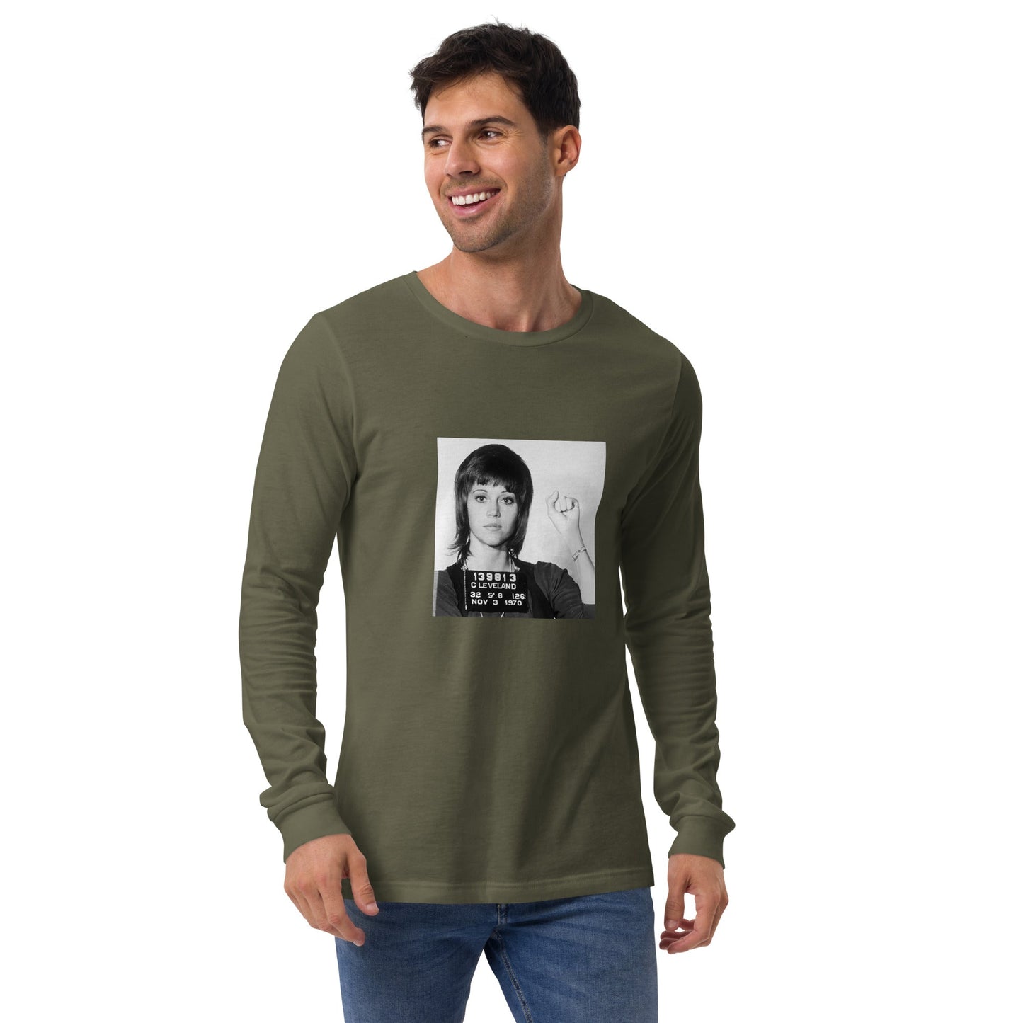 Jane Fonda - Unisex Long Sleeve Tee - Propaganda Department