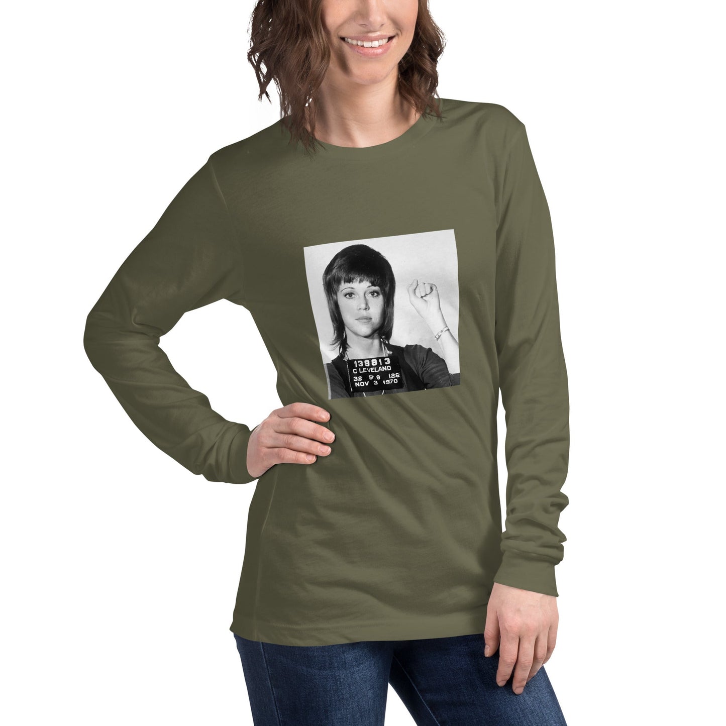 Jane Fonda - Unisex Long Sleeve Tee - Propaganda Department