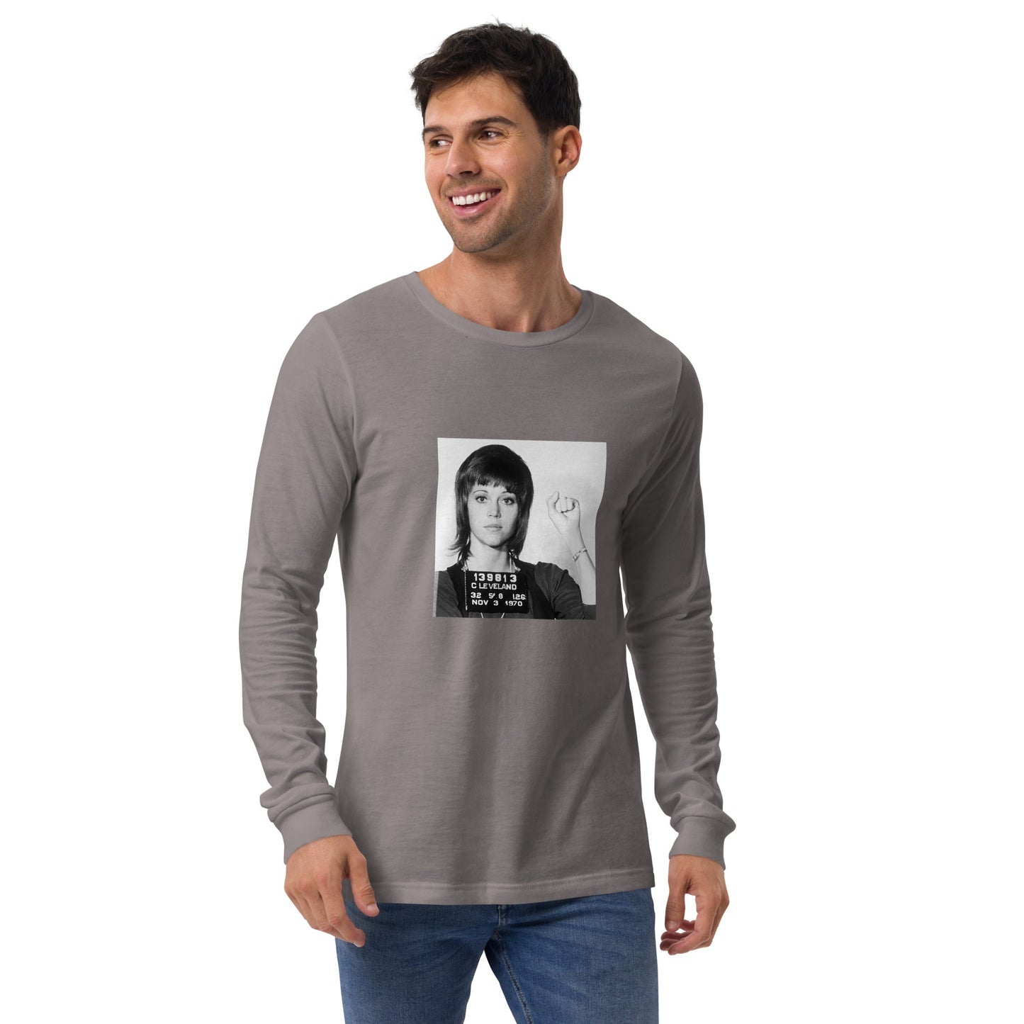 Jane Fonda - Unisex Long Sleeve Tee - Propaganda Department