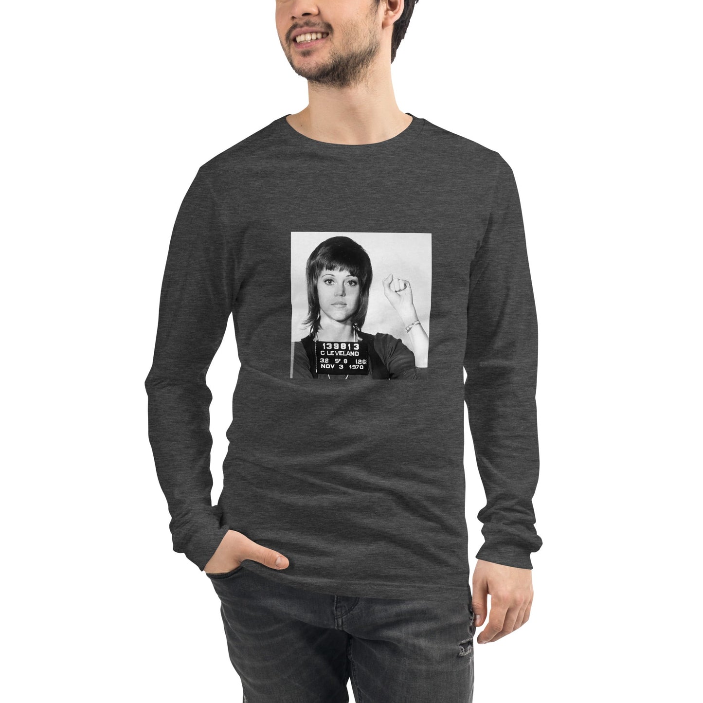 Jane Fonda - Unisex Long Sleeve Tee - Propaganda Department