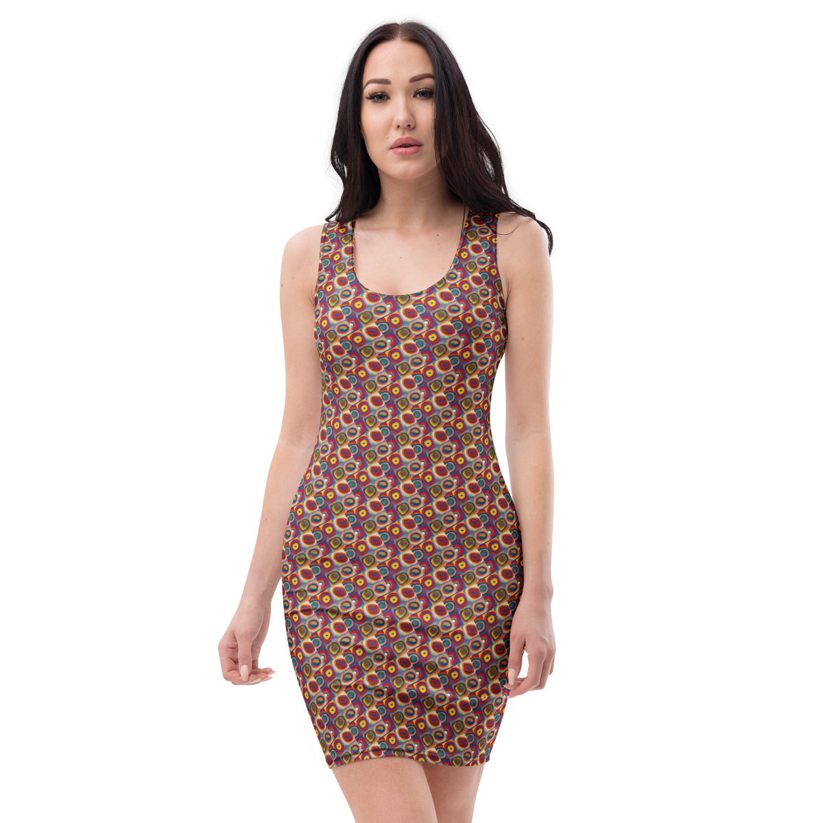 Kandinsky Abstract Art Bodycon Dress