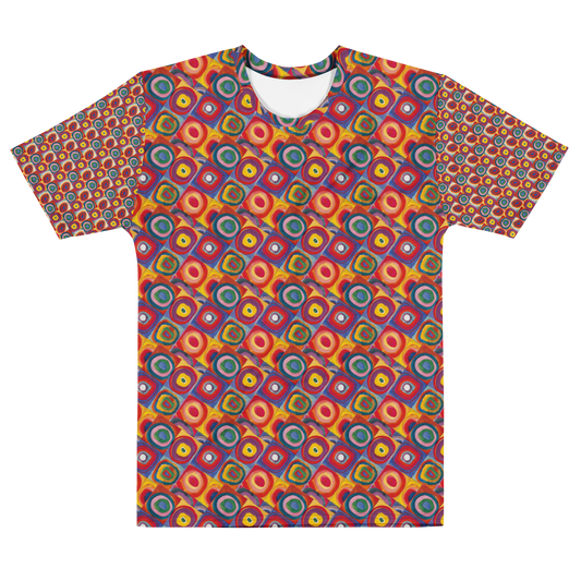 Kandinsky Abstract Art Men's Cotton Crew Neck Tee