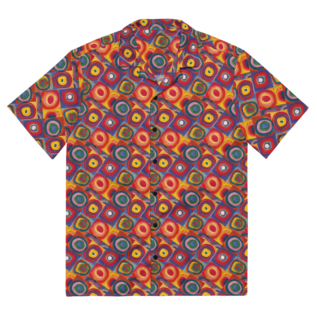 Kandinsky Abstract Art Unisex Button Shirt