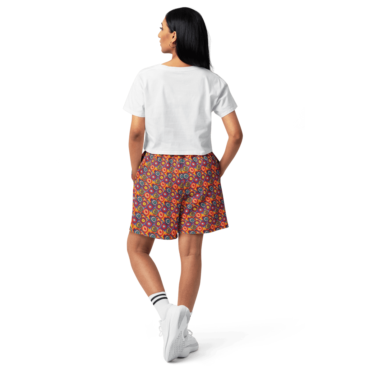 Kandinsky - Unisex cotton long shorts - Propaganda Department