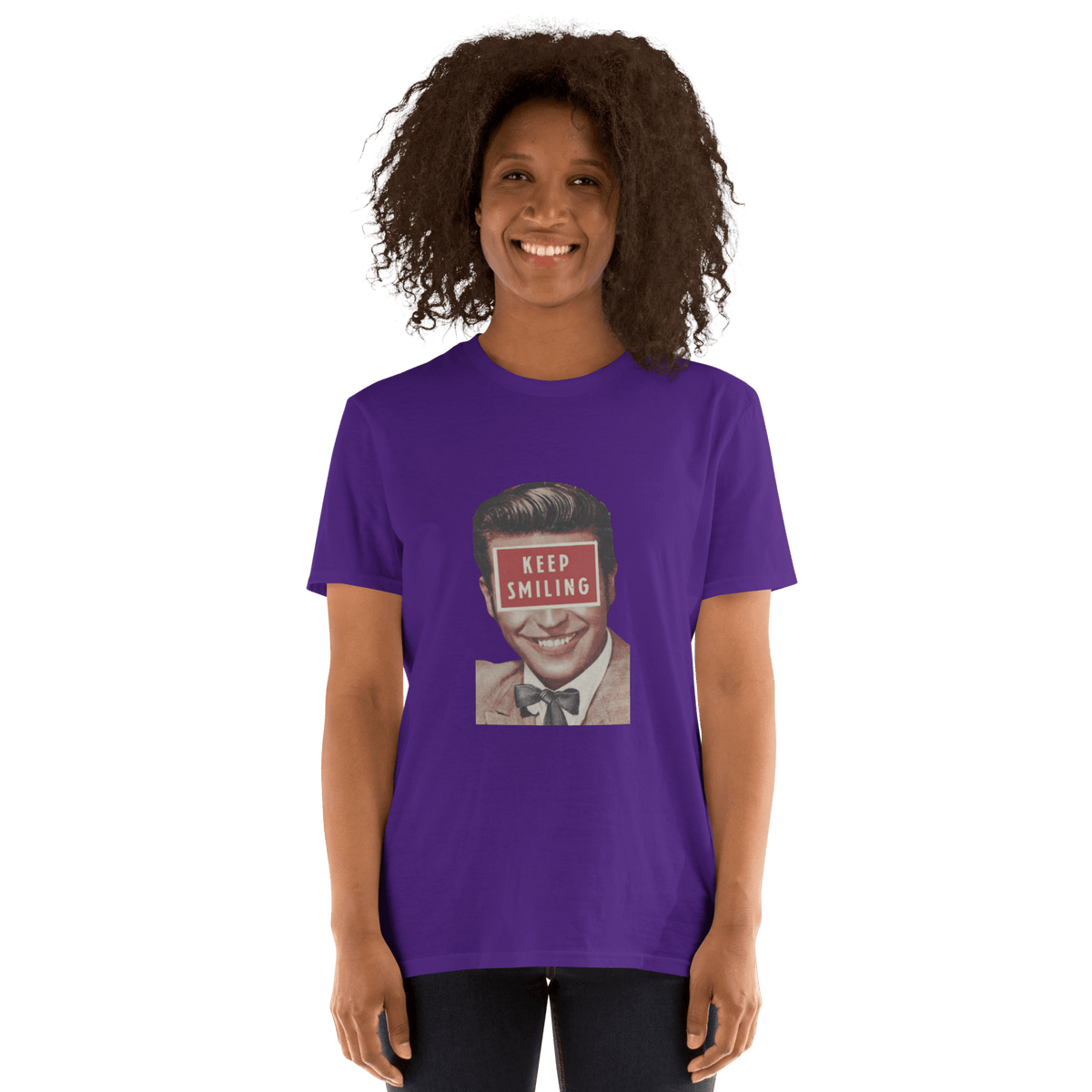 Keep Smiling - Short-Sleeve Unisex T-Shirt - Propaganda Department