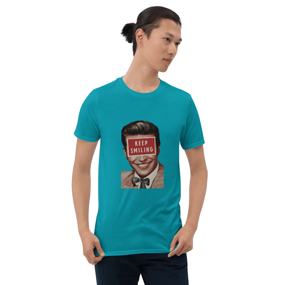 Keep Smiling - Short-Sleeve Unisex T-Shirt - Propaganda Department