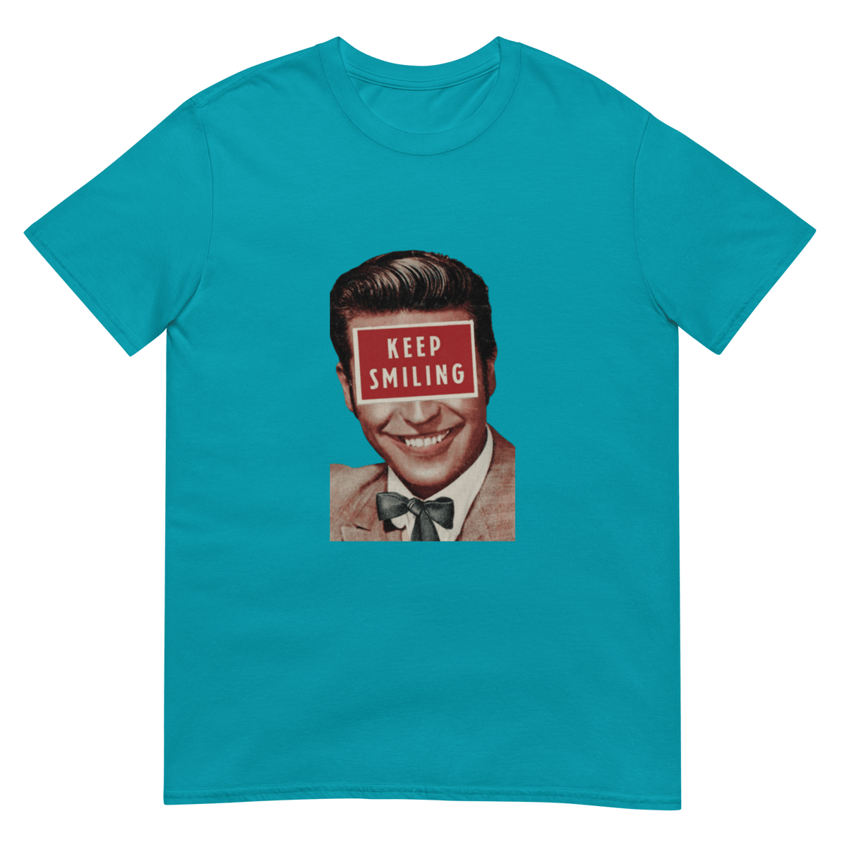 Keep Smiling - Short-Sleeve Unisex T-Shirt - Propaganda Department