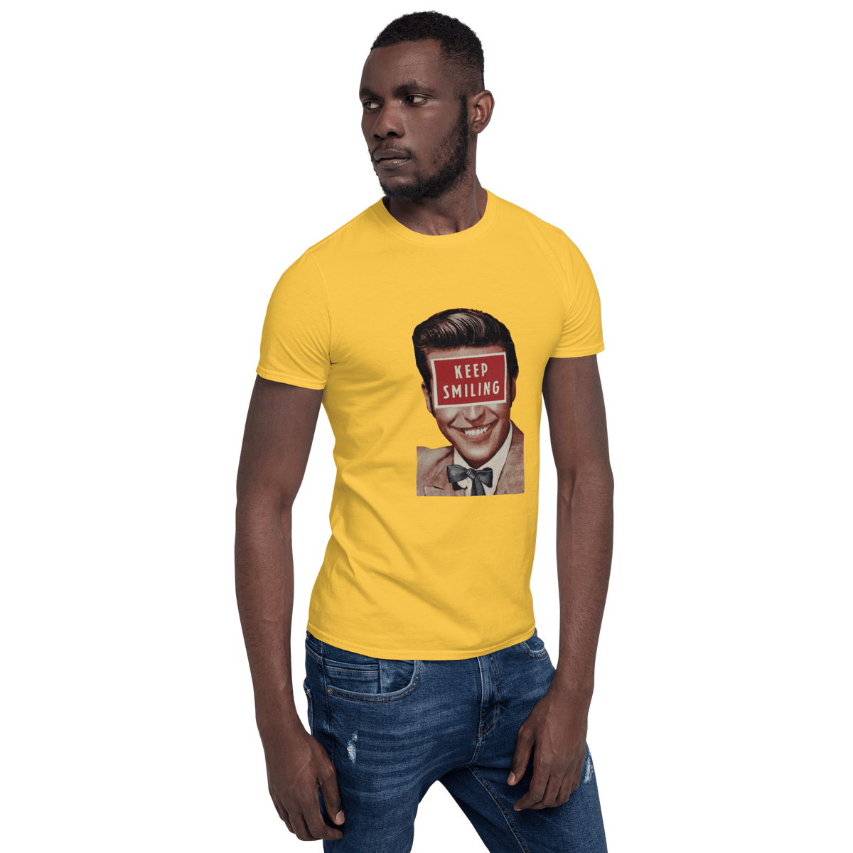 Keep Smiling - Short-Sleeve Unisex T-Shirt - Propaganda Department